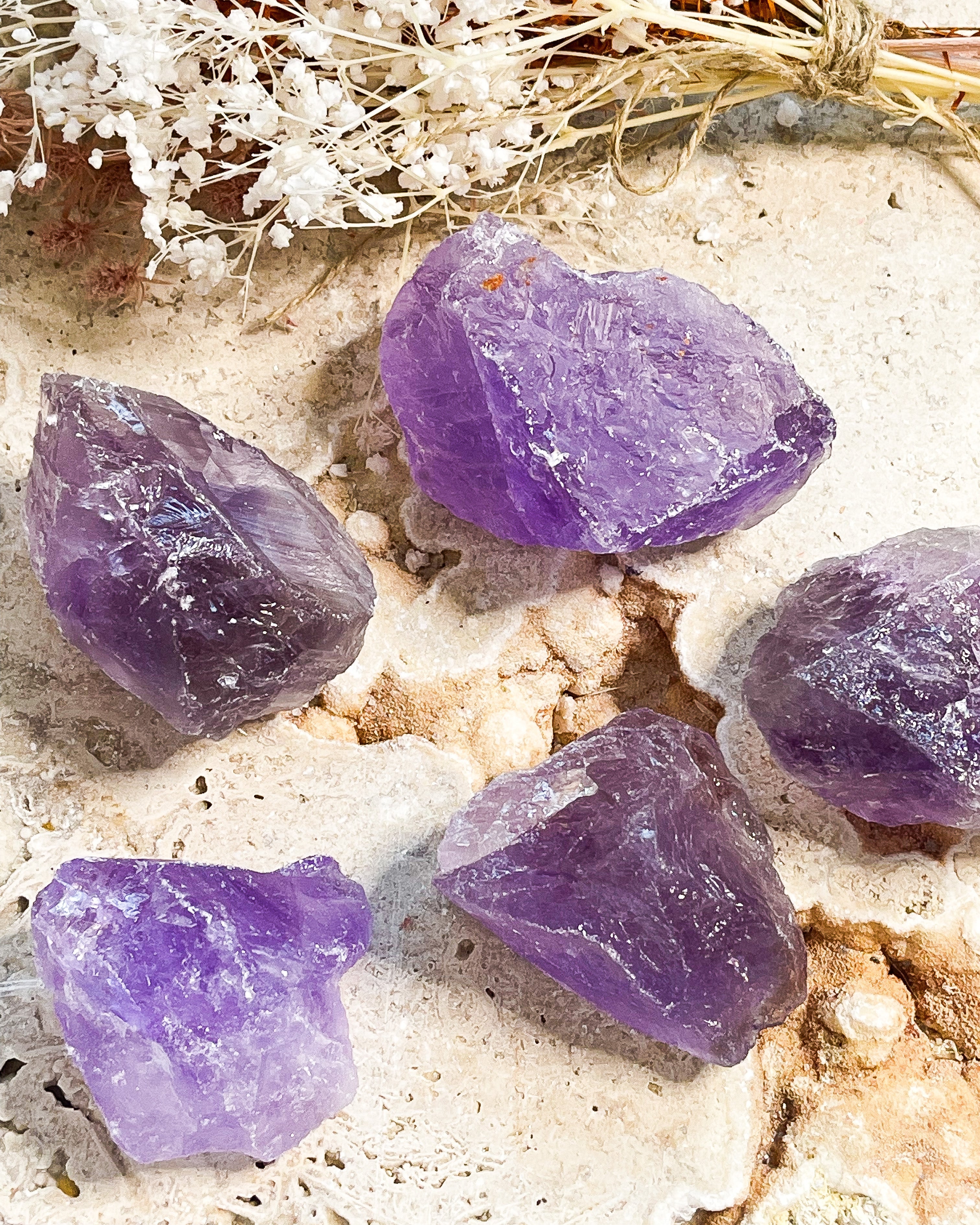 Amethyst Raw // Large // Transformation + Healing + Protection