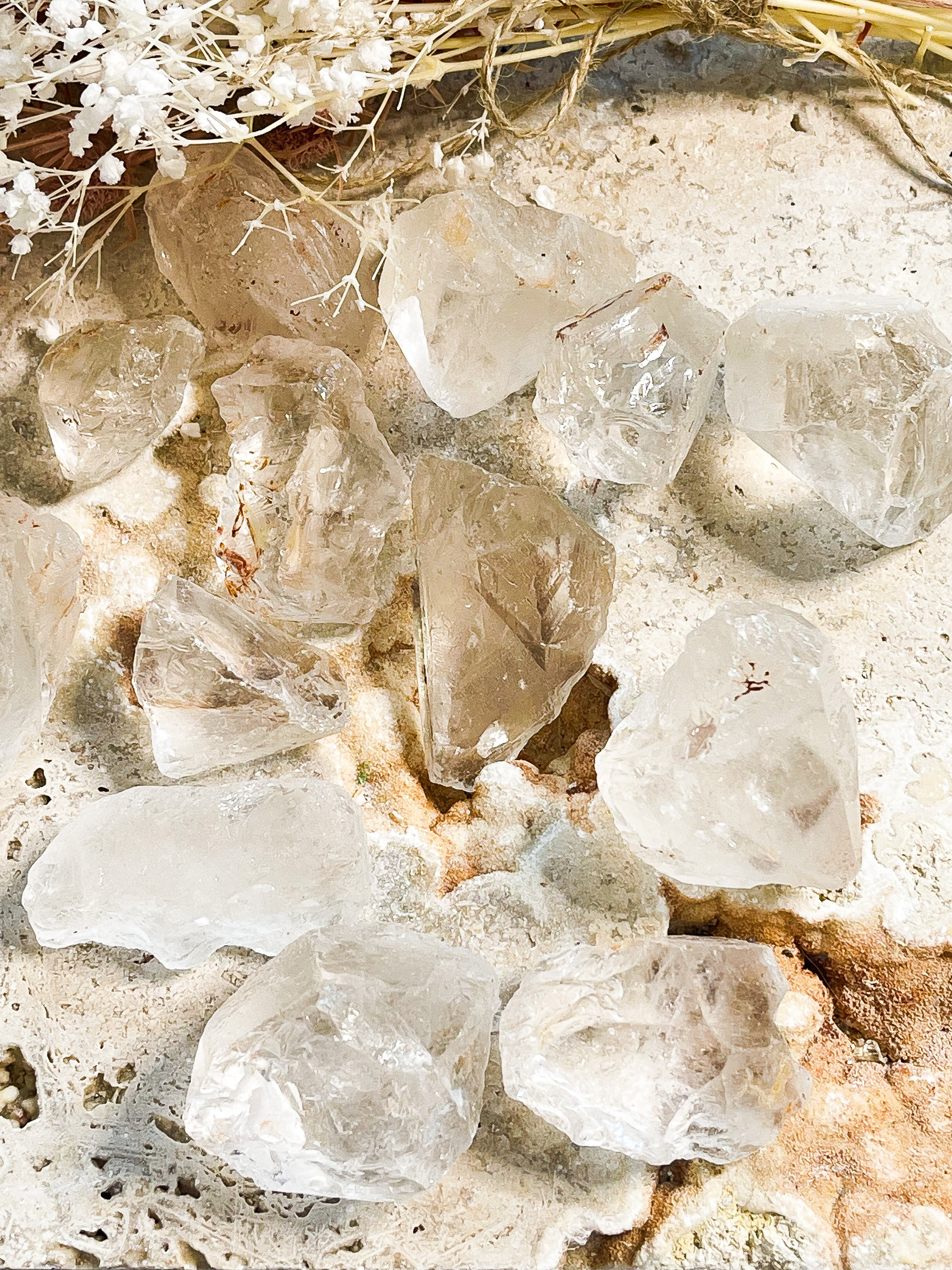 Clear Quartz Raw // Small // Transformation + Healing + Balance