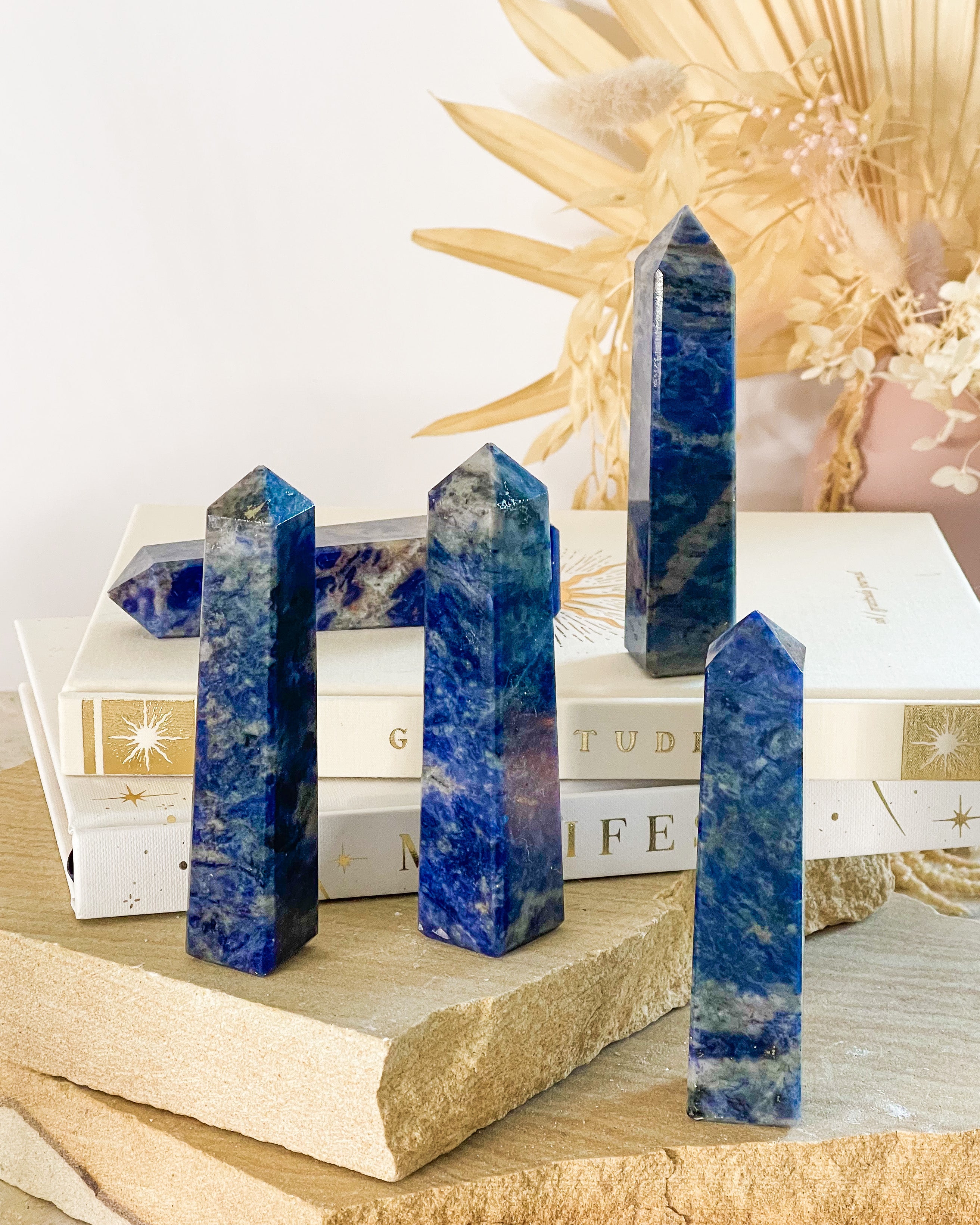 Sodalite Obelisk // Clarity + Intuition + Creativity