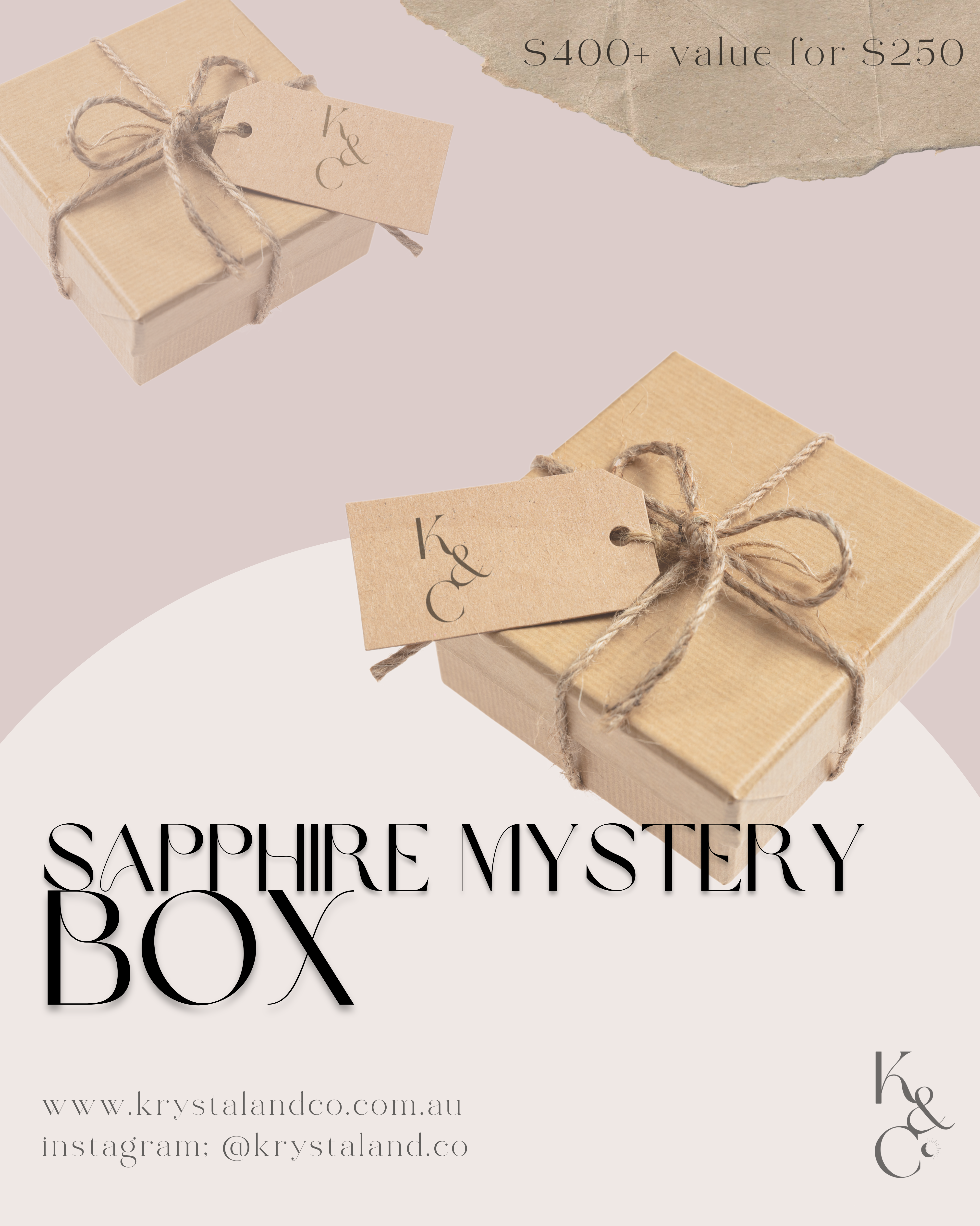 Sapphire Mystery Box // With Love from the Universe