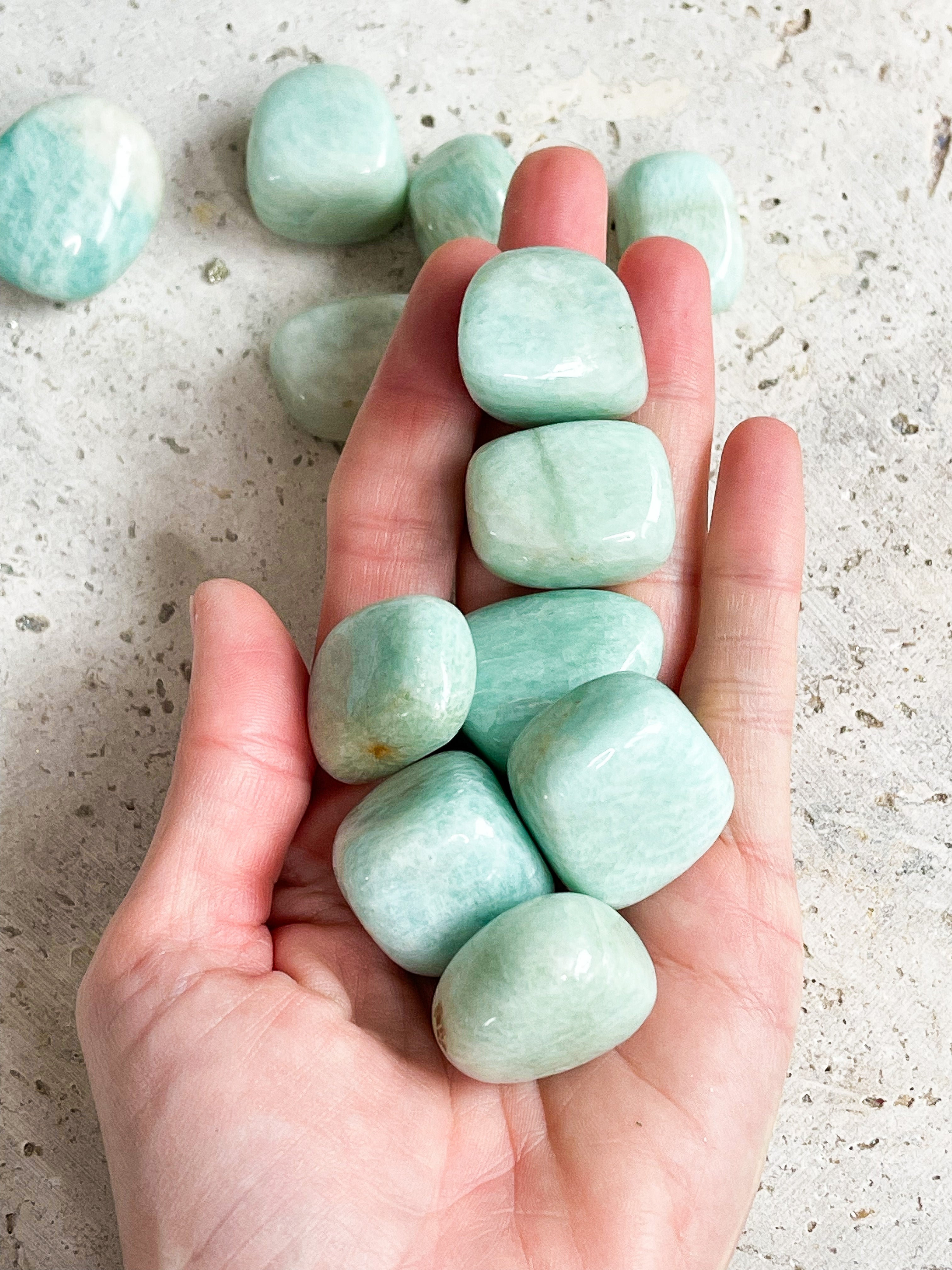 Amazonite Tumbled // Strength + Flow + Adventure