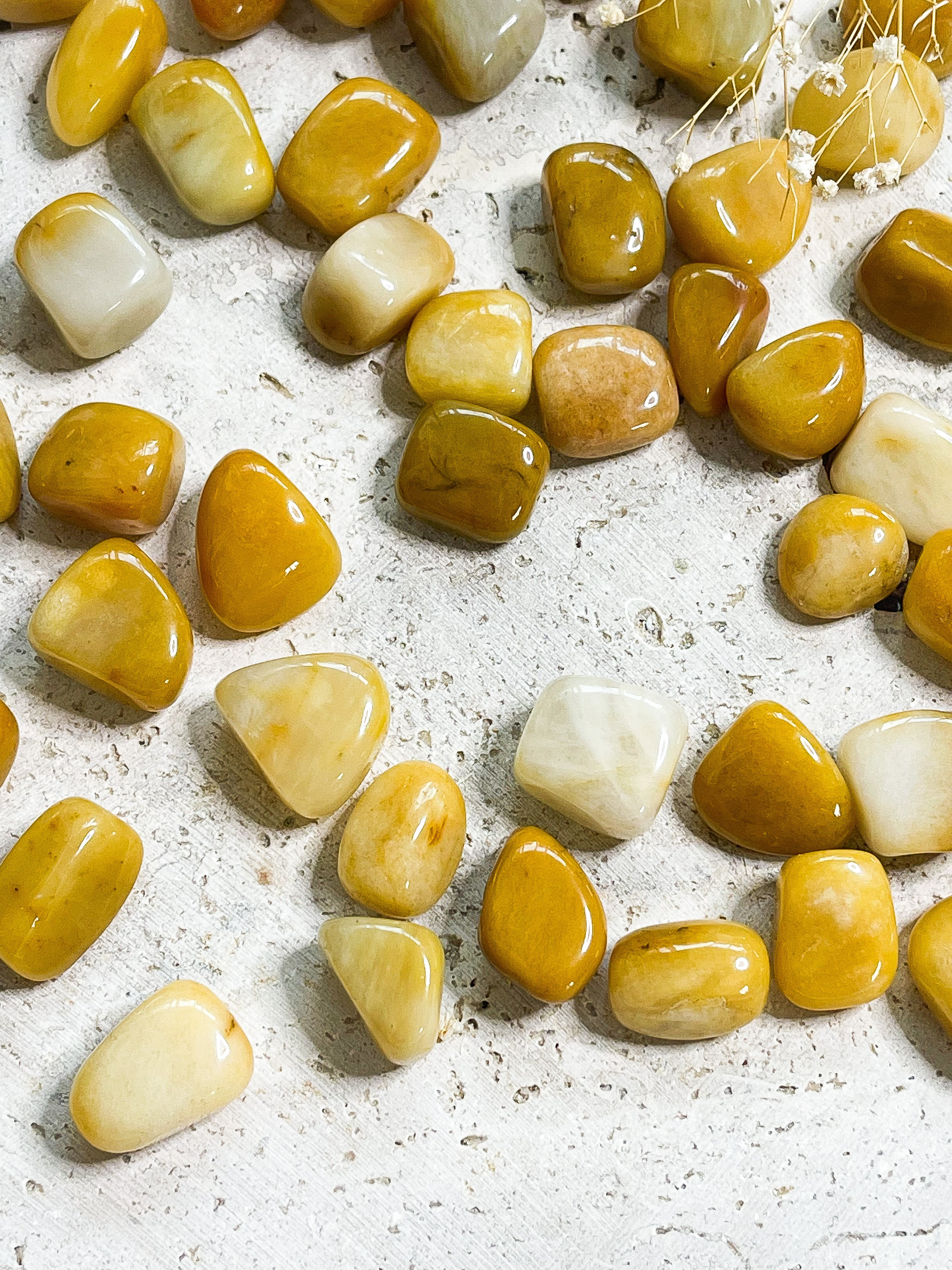 Yellow Jasper Tumbled // Courage + Strength + Wisdom