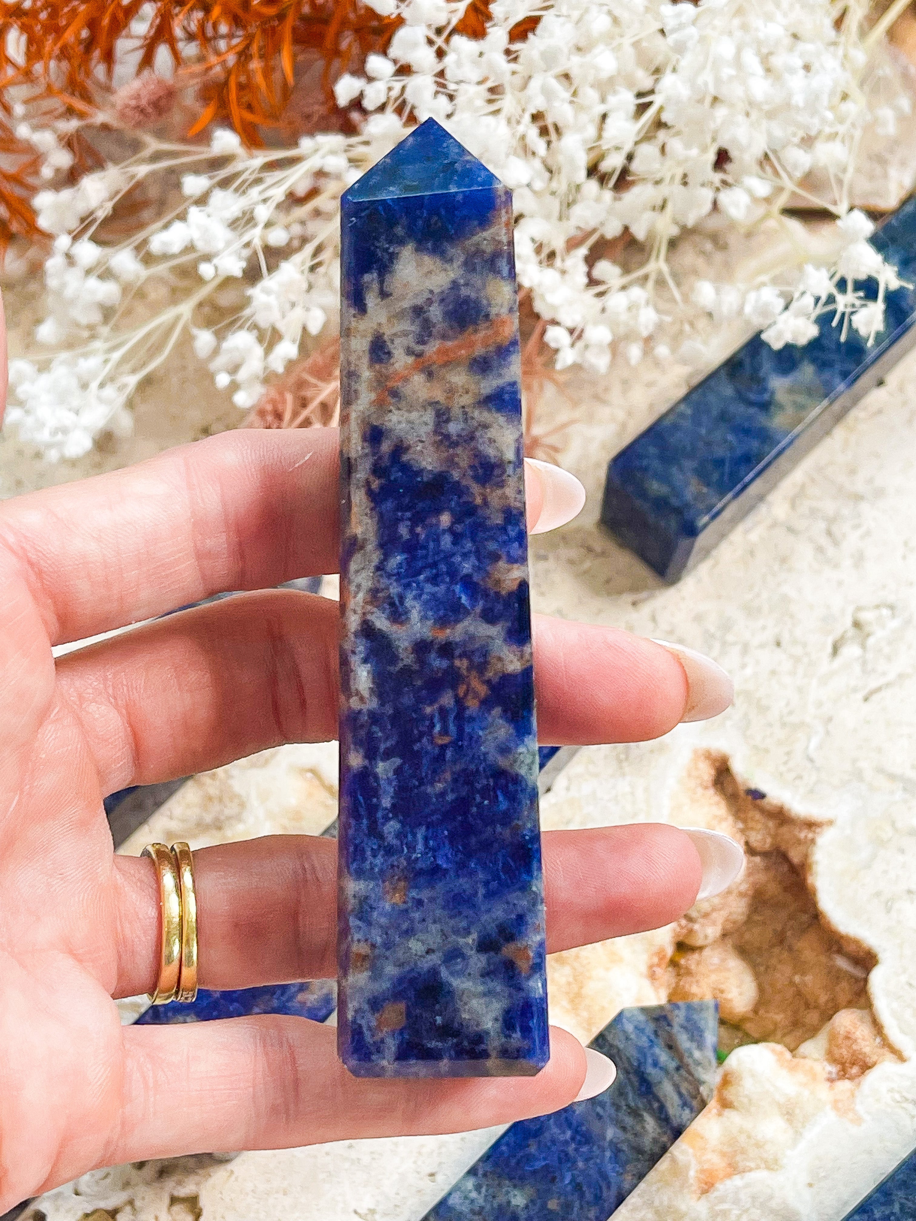 Sodalite Obelisk // Clarity + Intuition + Creativity