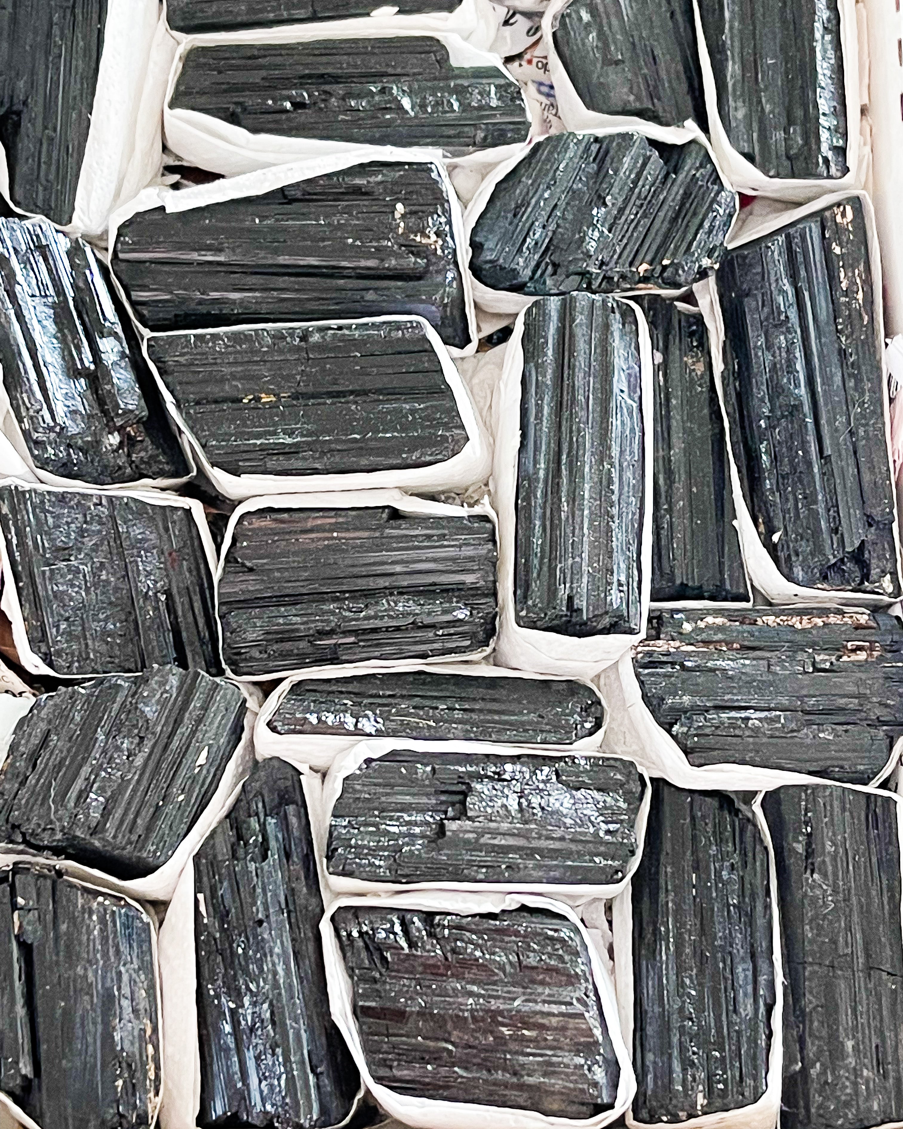 Black Tourmaline Raw // Boxed // Protection + Grounding + Recharging