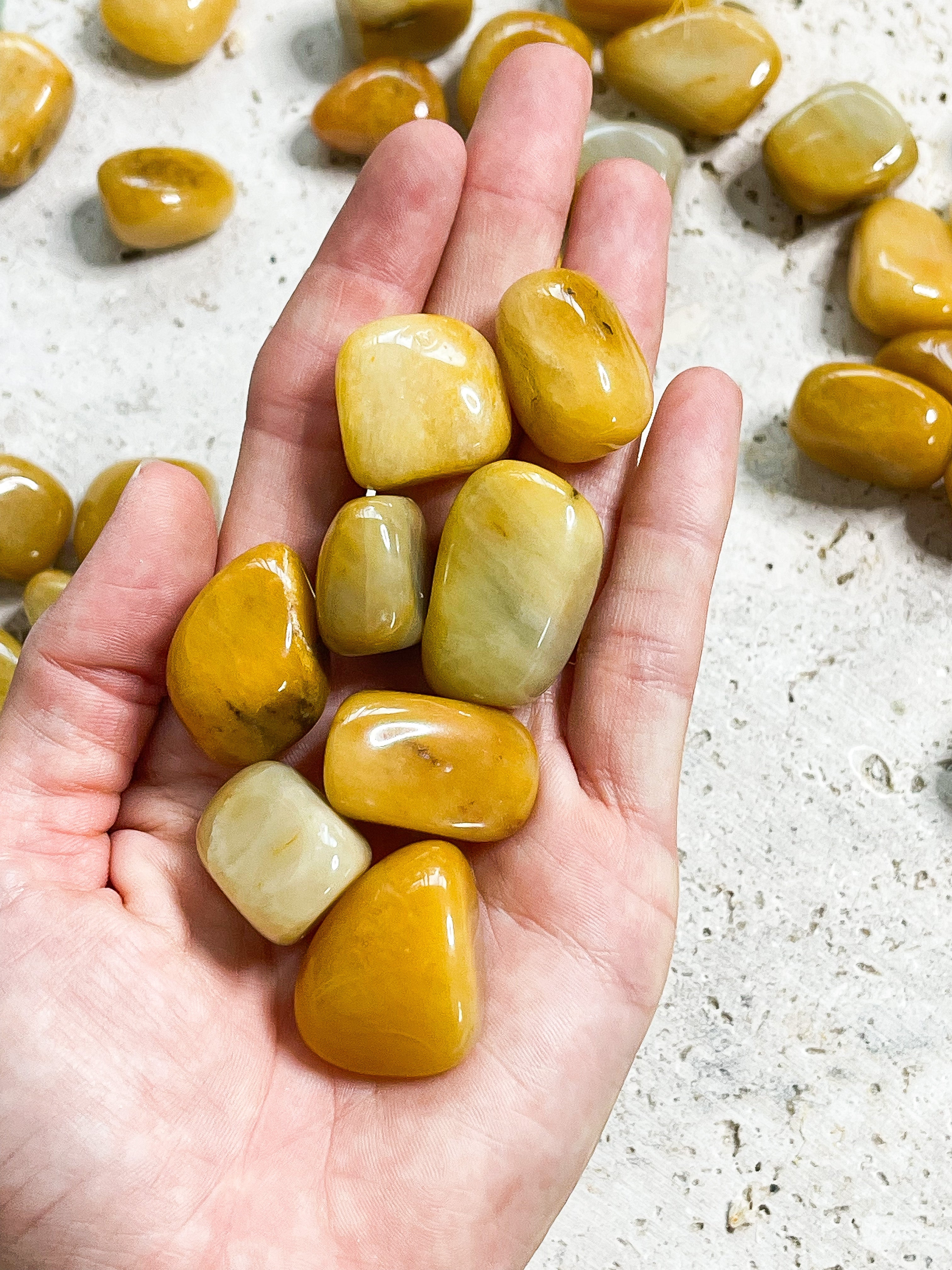 Yellow Jasper Tumbled // Courage + Strength + Wisdom