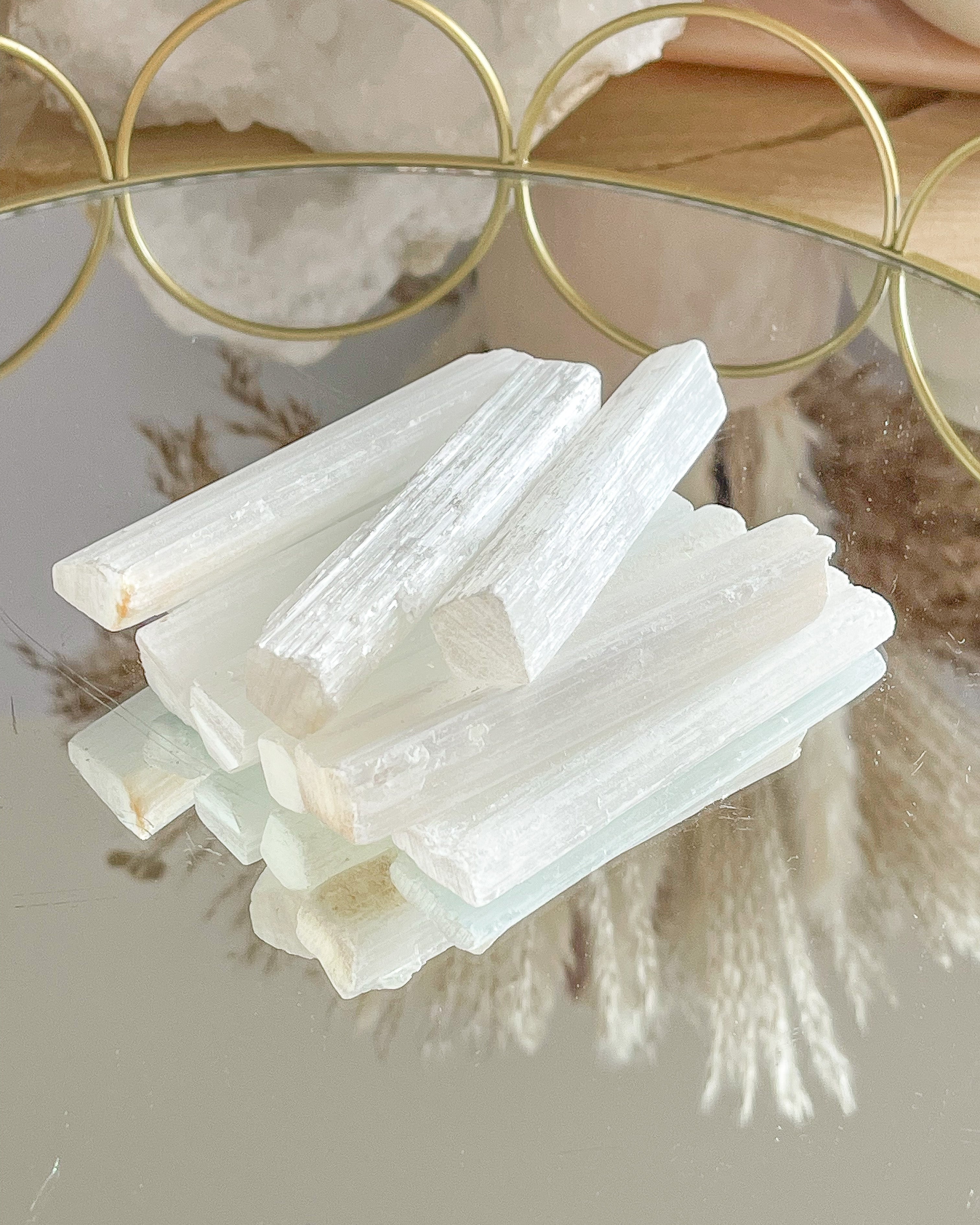 Selenite Rods // Cleansing + Healing + Power + Protection