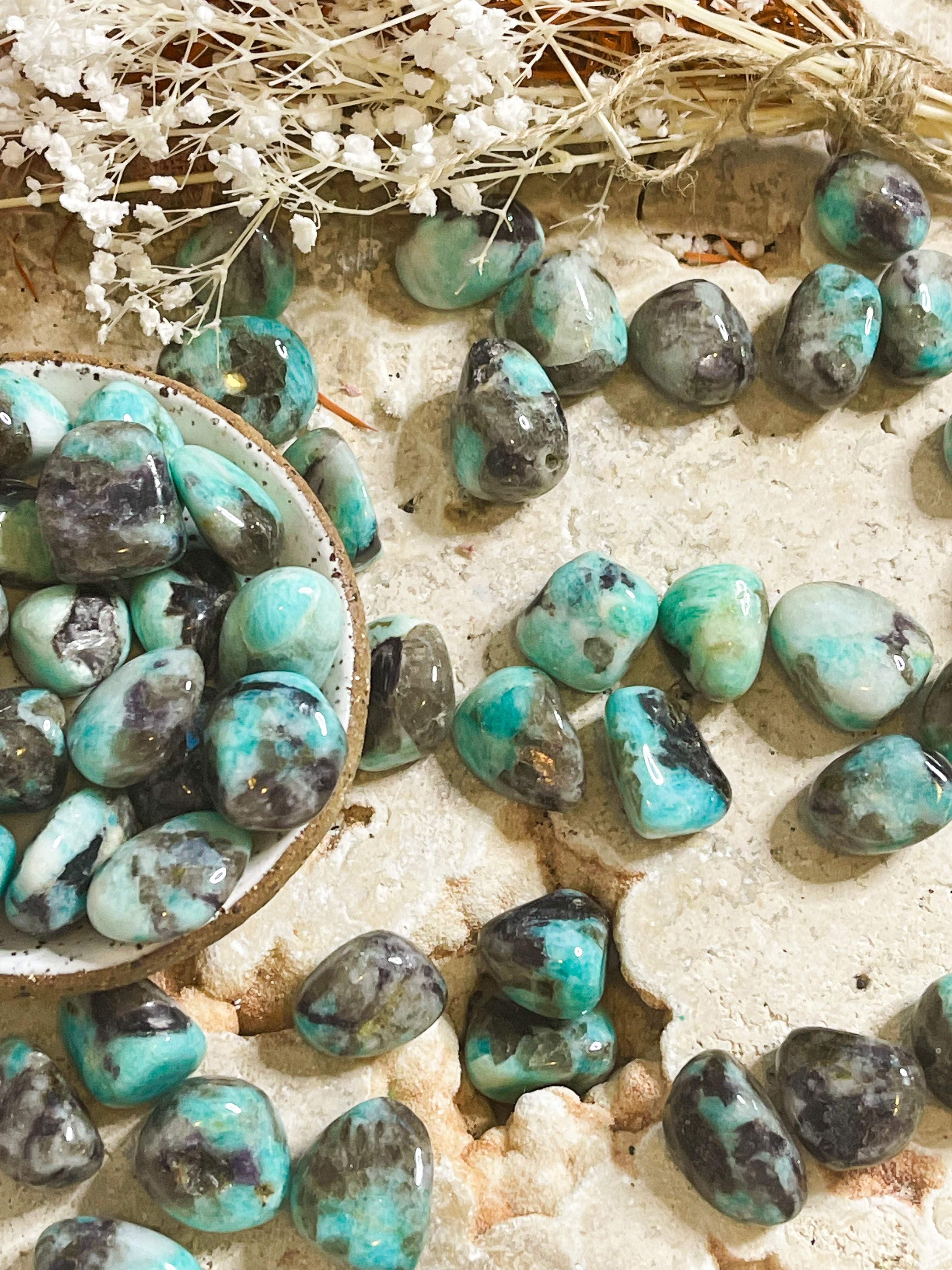 Amazonite Tumbled // A Grade // Strength + Flow + Adventure