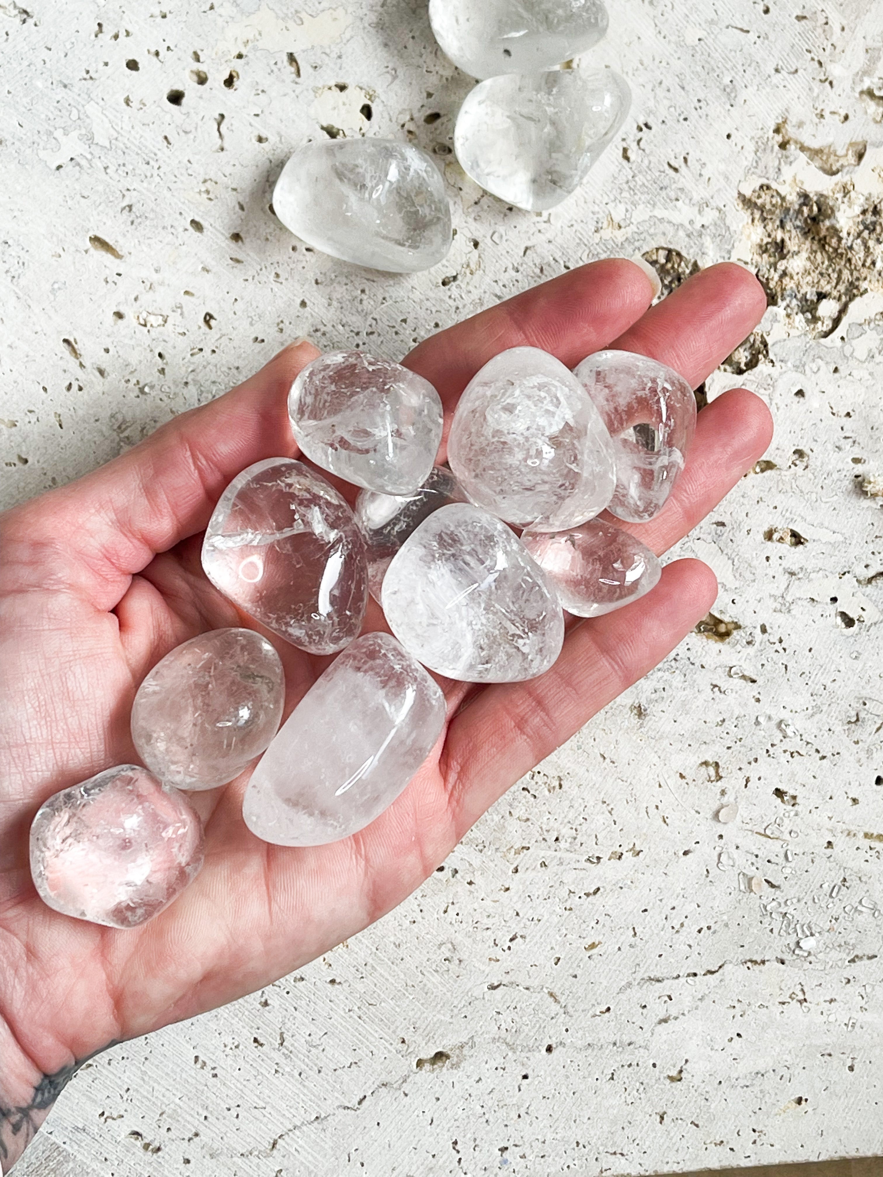 Clear Quartz Tumbled // Transformation + Healing + Balance