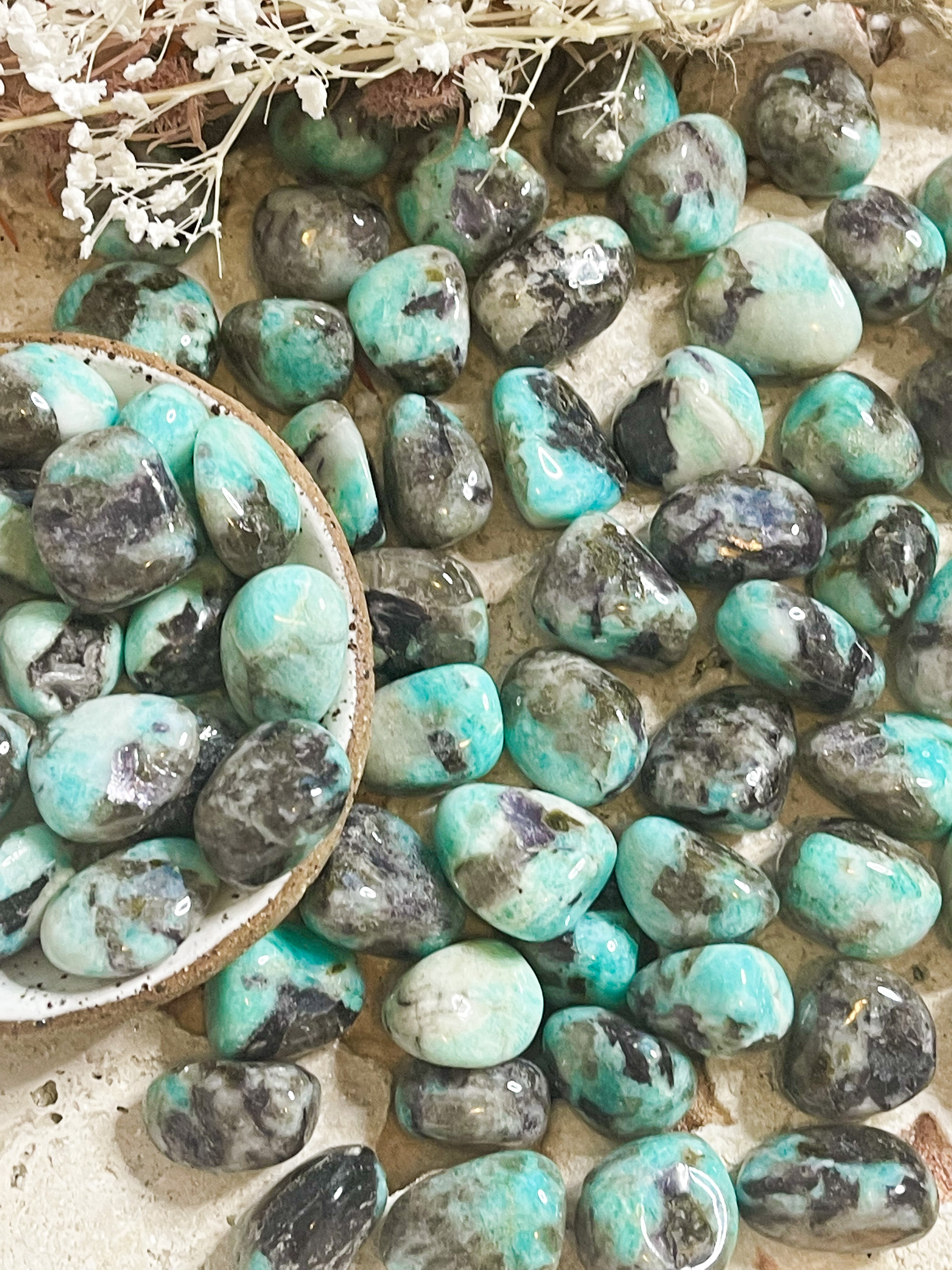 Amazonite Tumbled // A Grade // Strength + Flow + Adventure