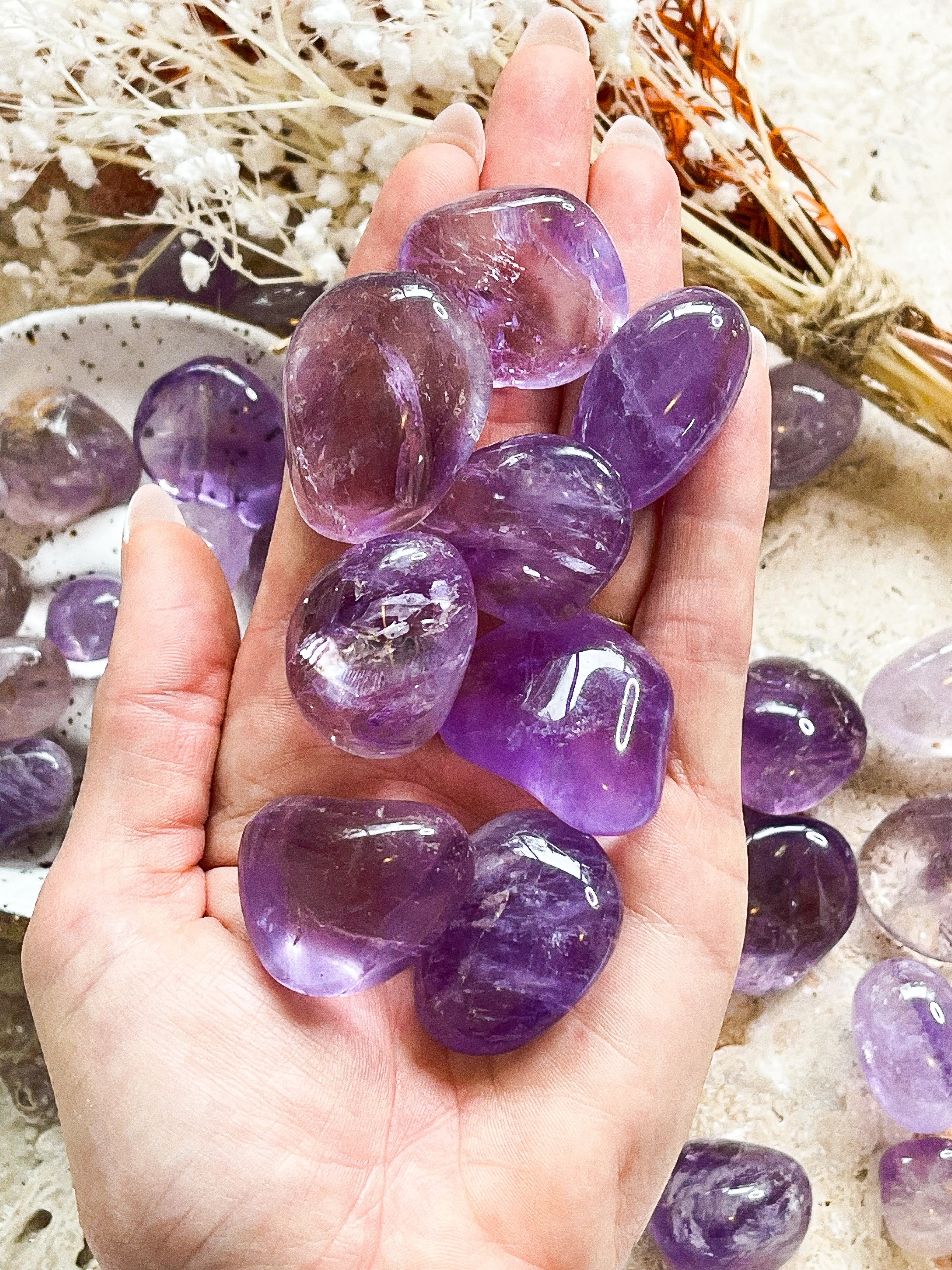 Amethyst Tumbled // Transformation + Healing + Protection