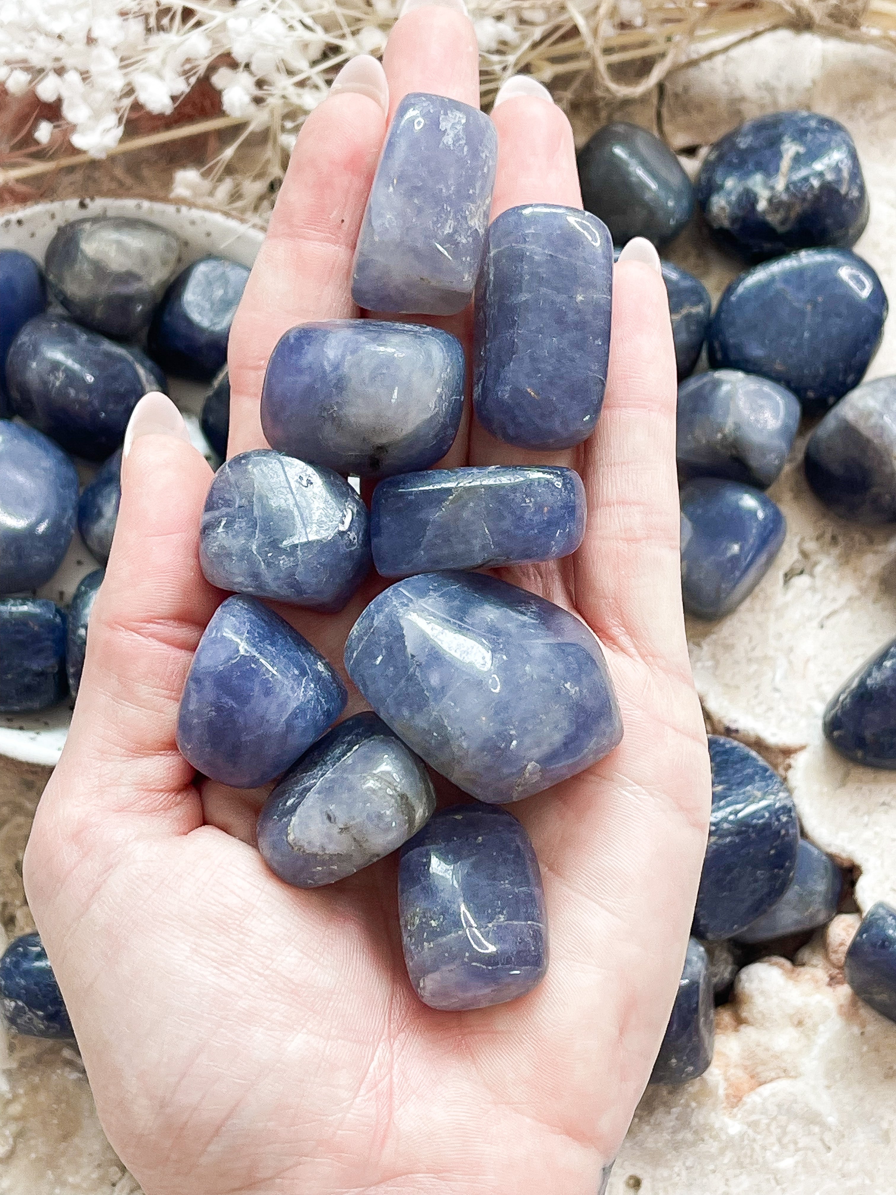 Iolite Tumbled (large) // Intuition + Awareness + Connection
