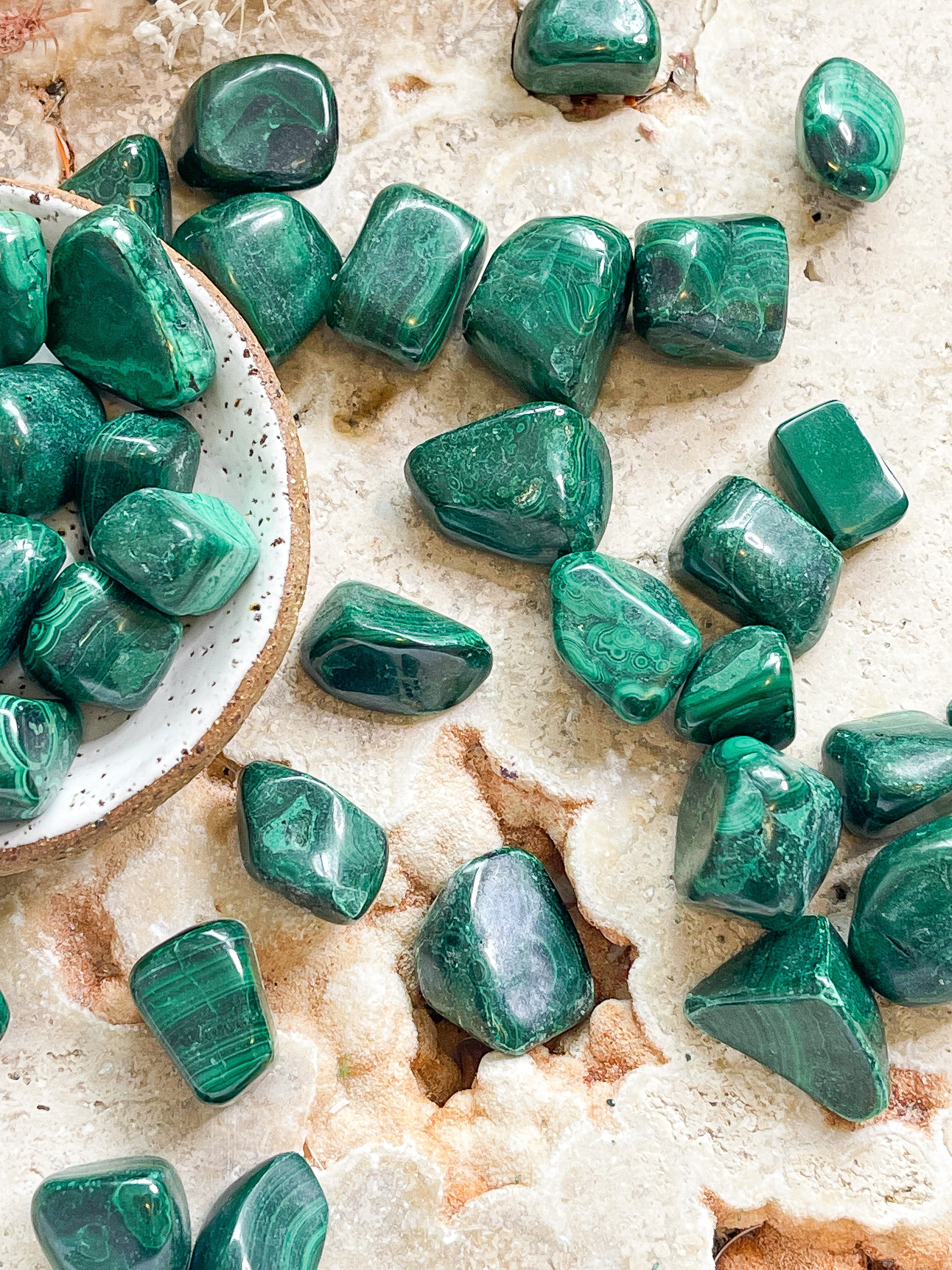 Malachite Tumbled // Healing + Protection + Transformation
