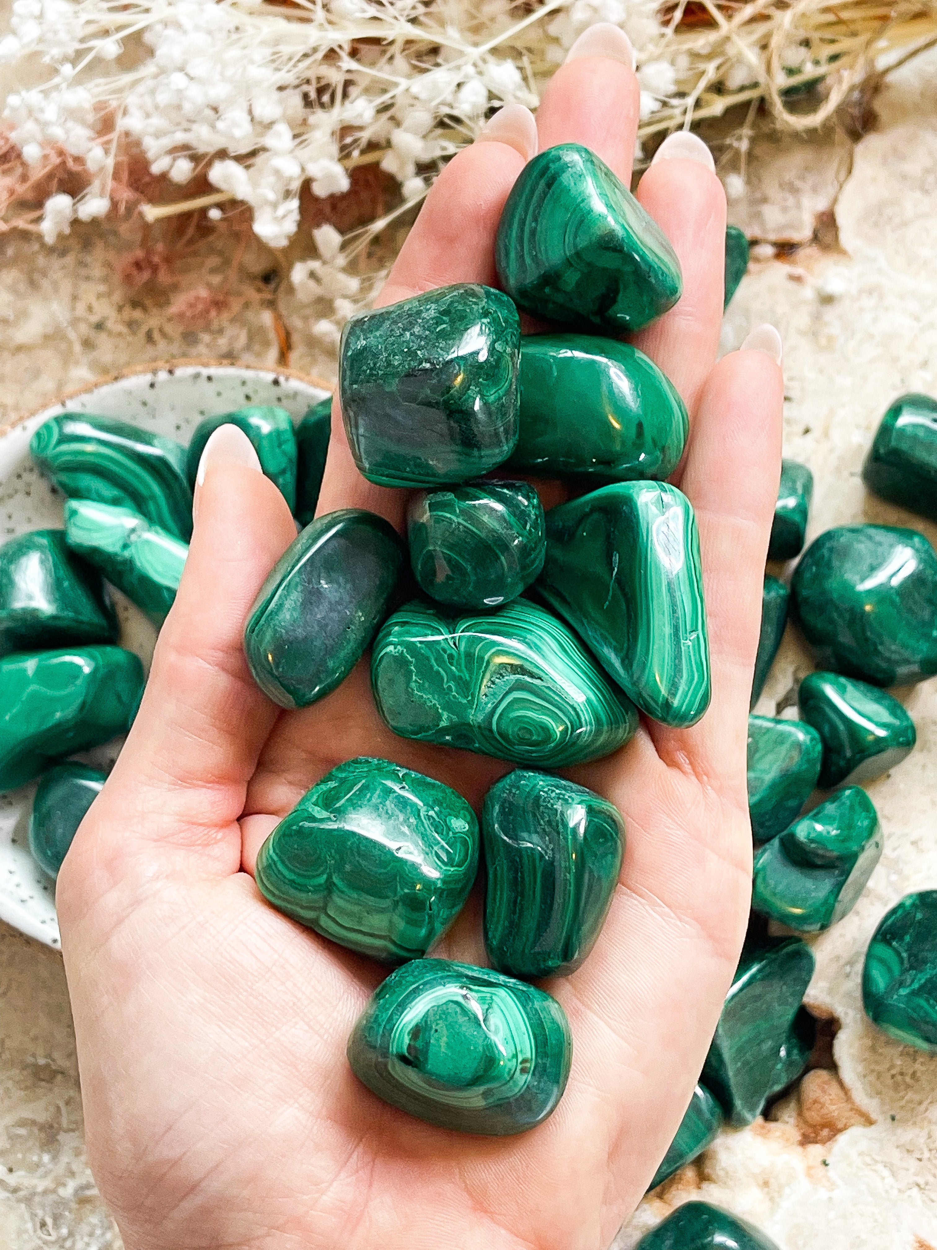 Malachite Tumbled // Healing + Protection + Transformation