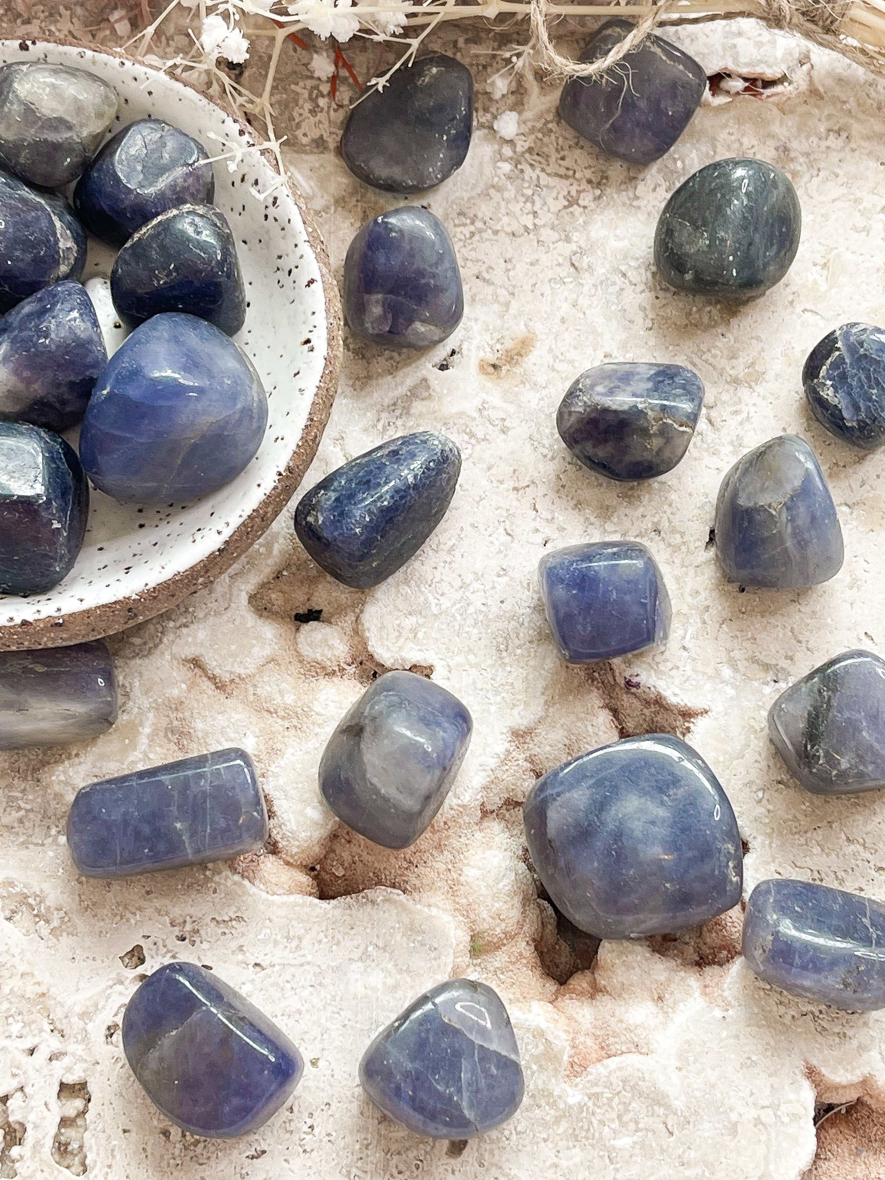 Iolite Tumbled (large) // Intuition + Awareness + Connection