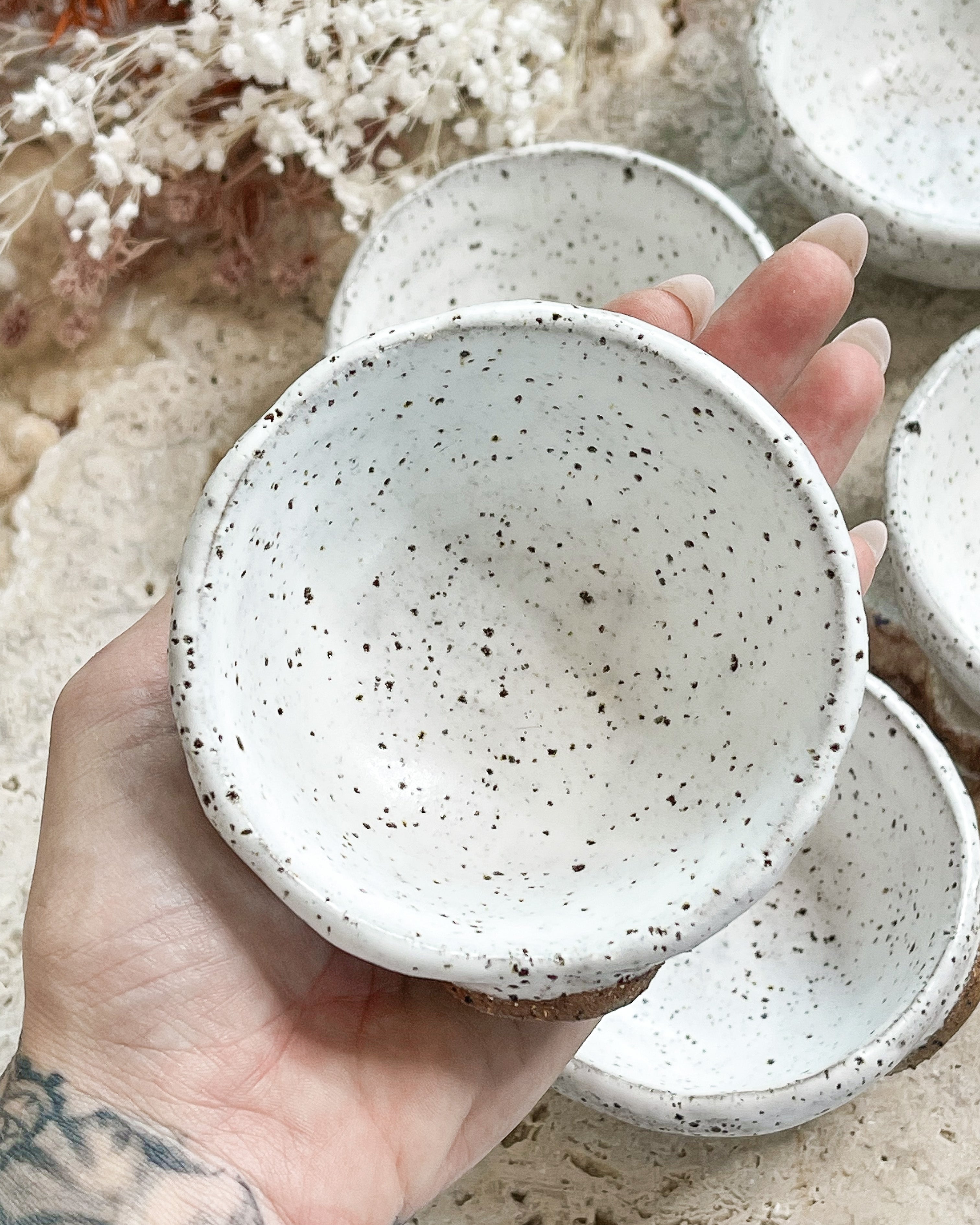 Moon Smoke Cleansing Bowl // Ceramic // Handcrafted + Rustic + Cleansing