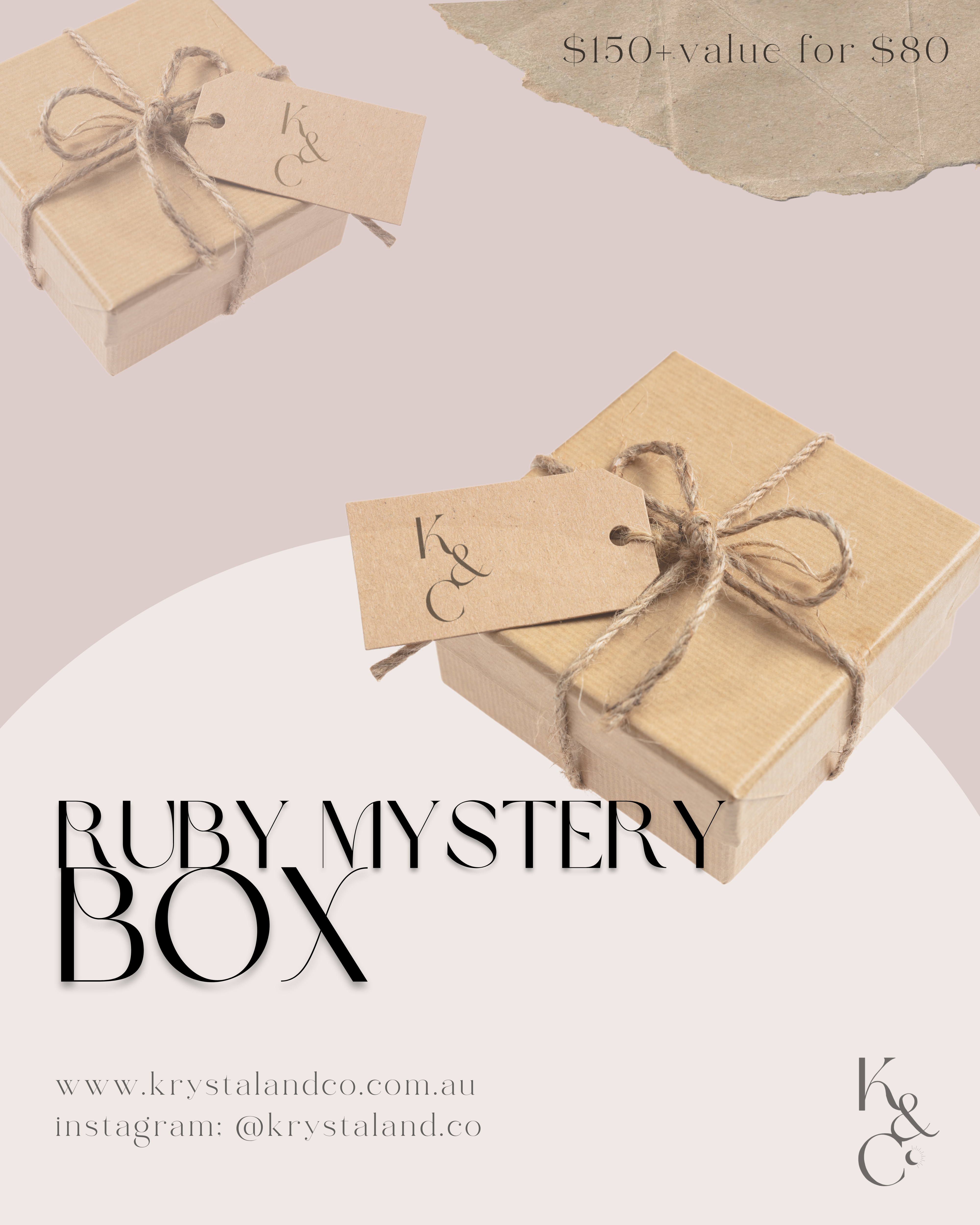 Ruby Mystery Box // With Love from the Universe