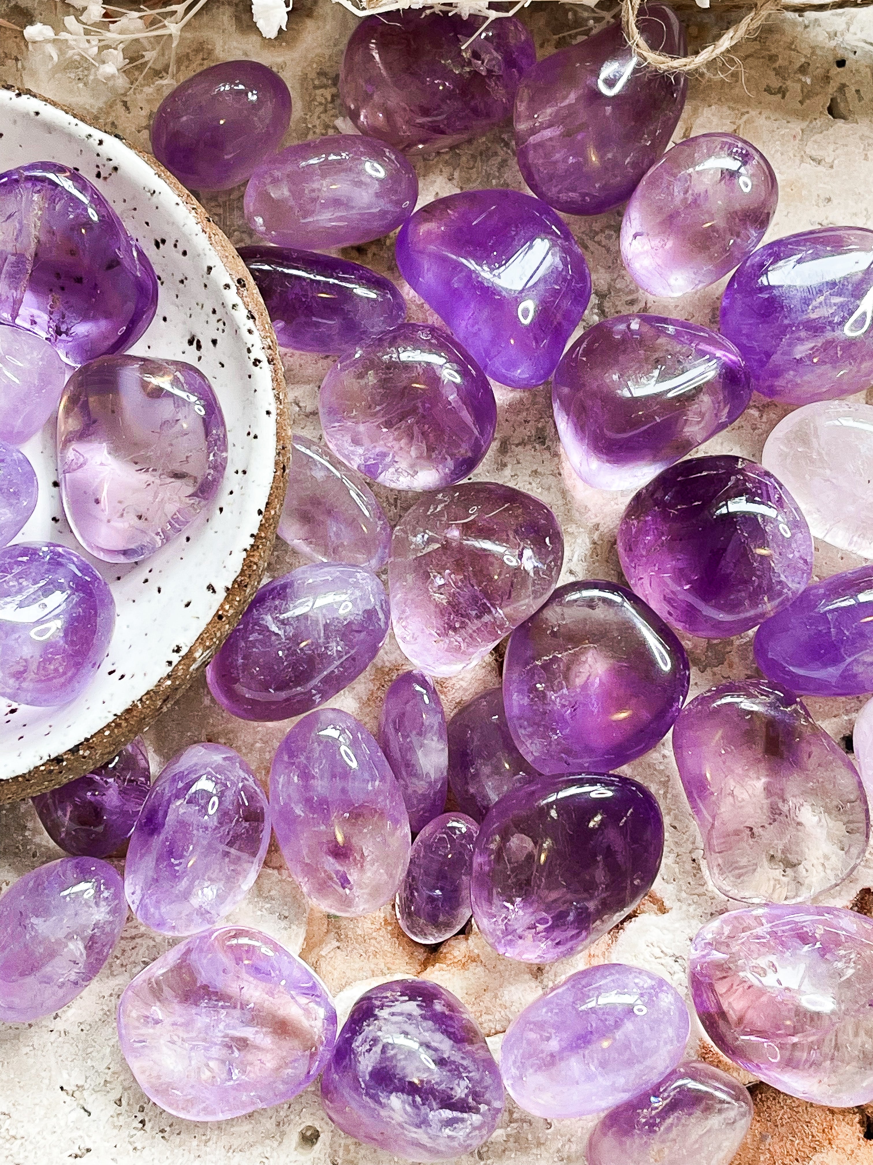 Amethyst Tumbled // Transformation + Healing + Protection