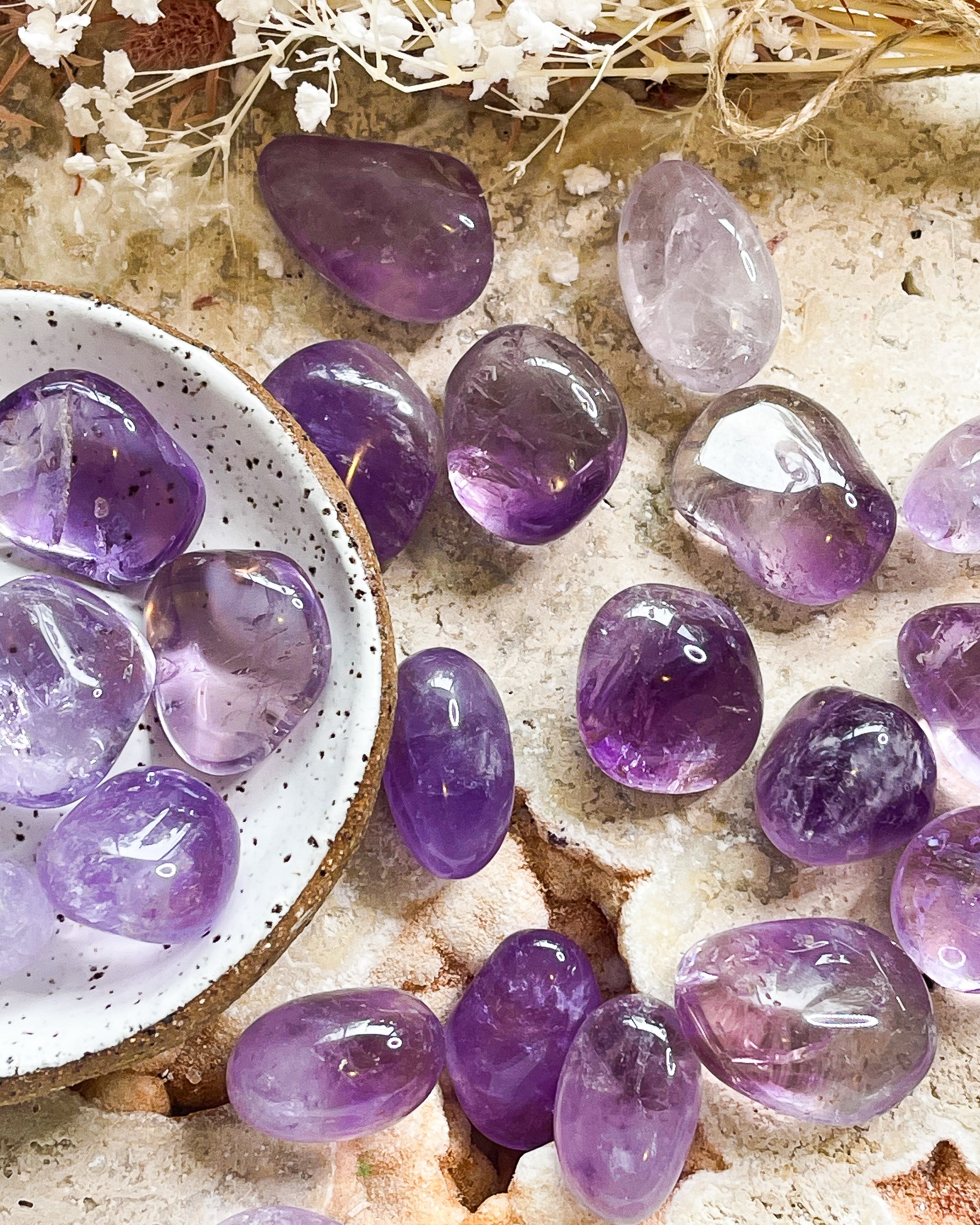 Amethyst Tumbled // Transformation + Healing + Protection