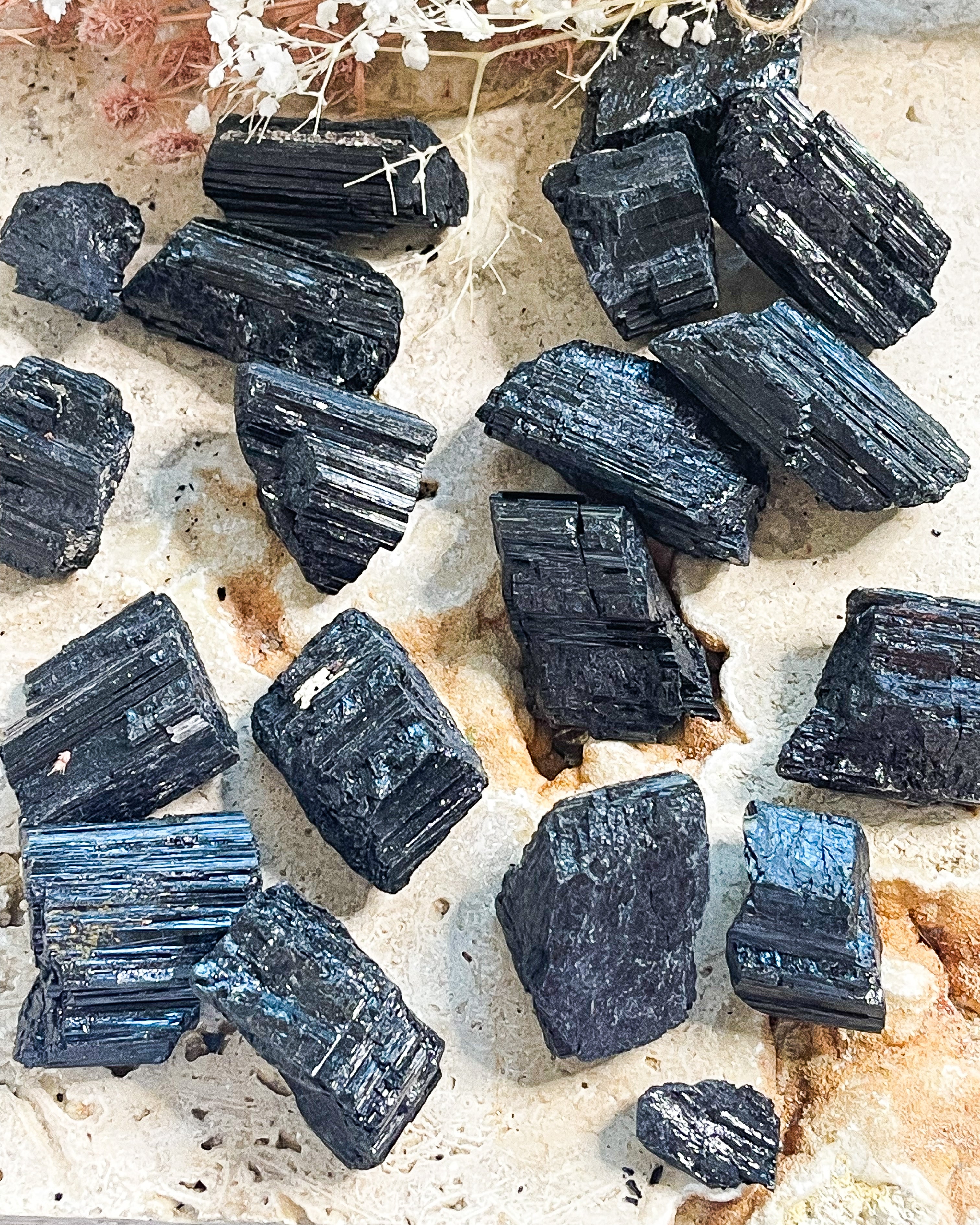 Black Tourmaline Raw // Small // Protection + Grounding + Recharging