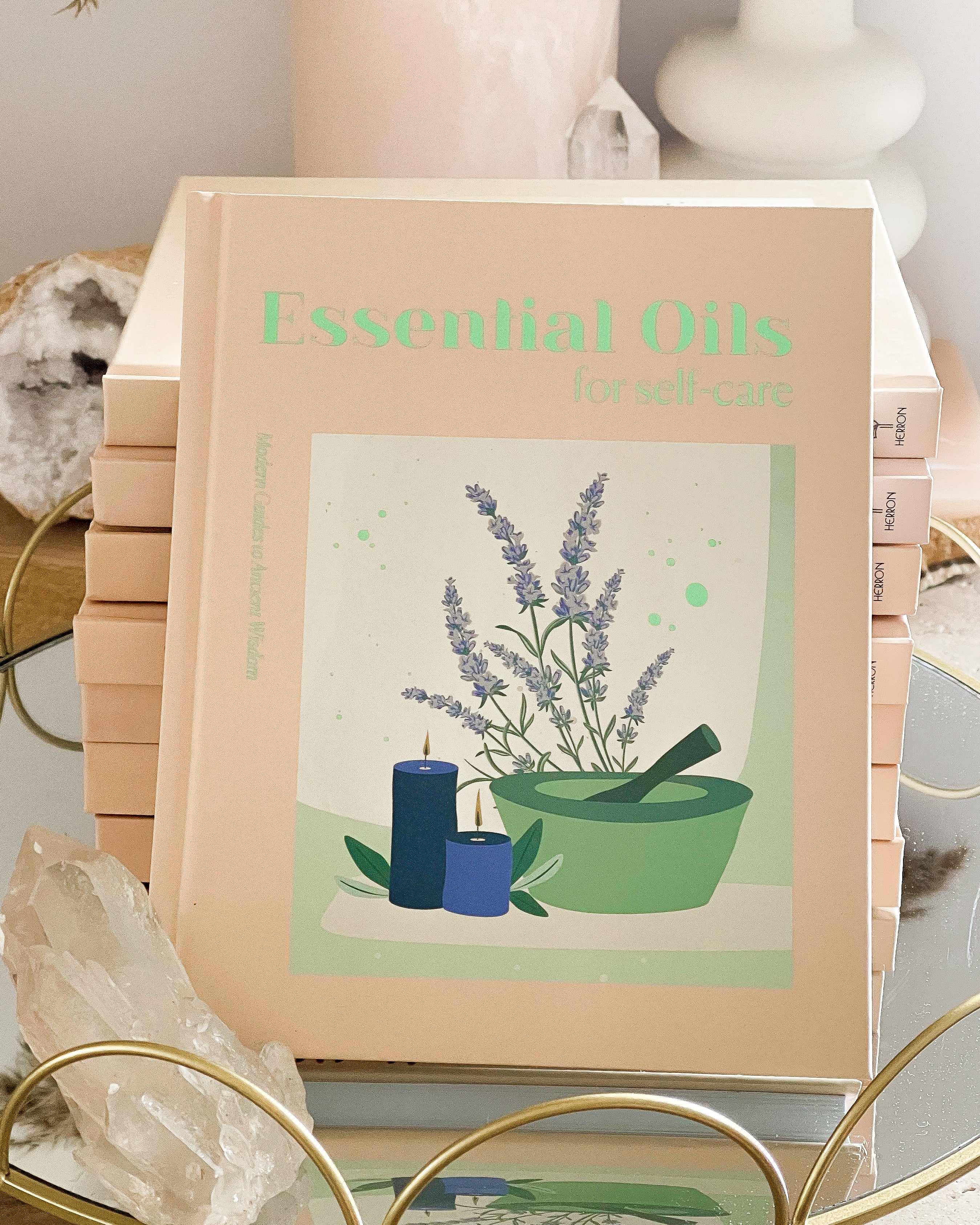 Essential Oils For Self-Care // Book // Grounding + Healing + Calm