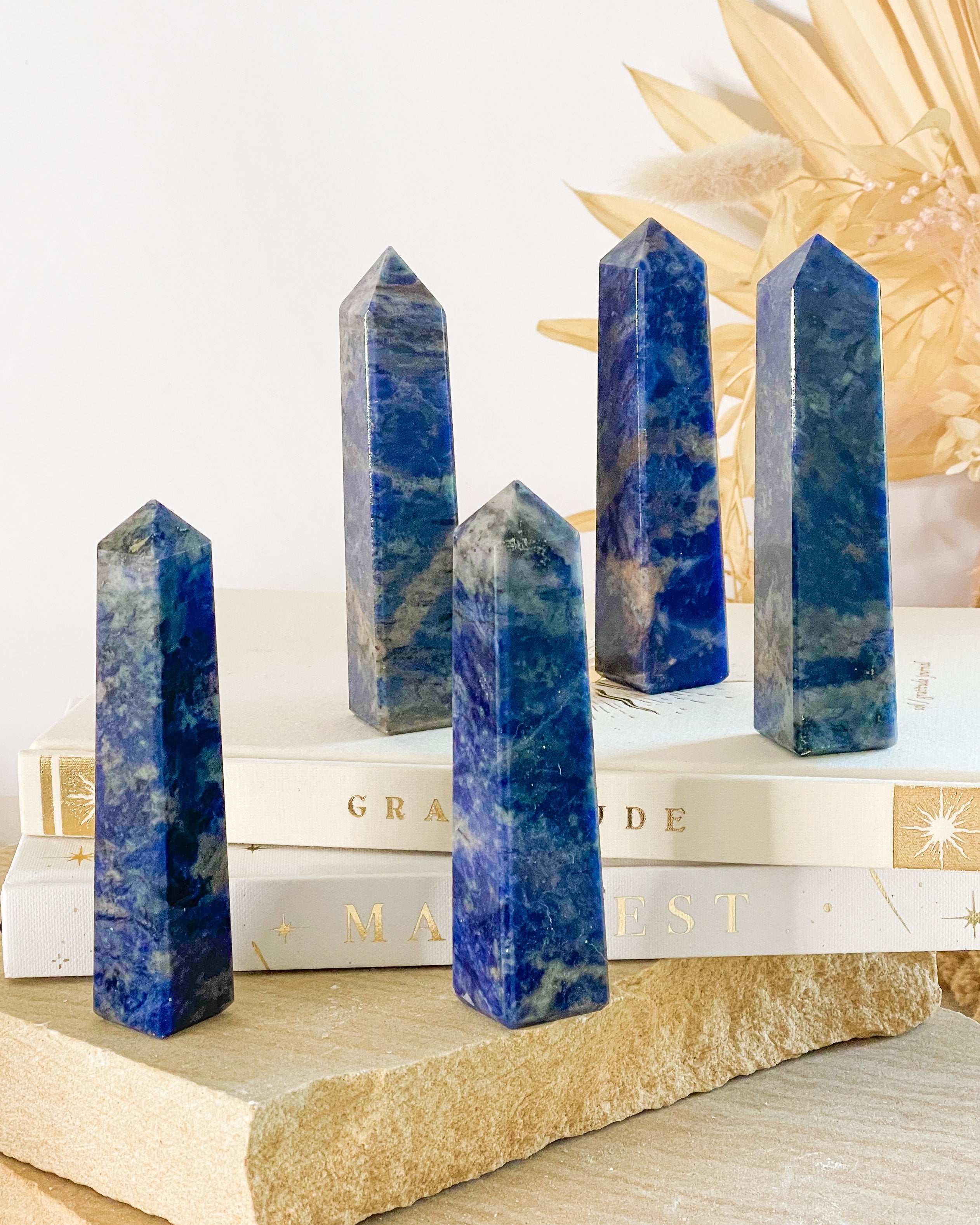 Sodalite Obelisk // Clarity + Intuition + Creativity