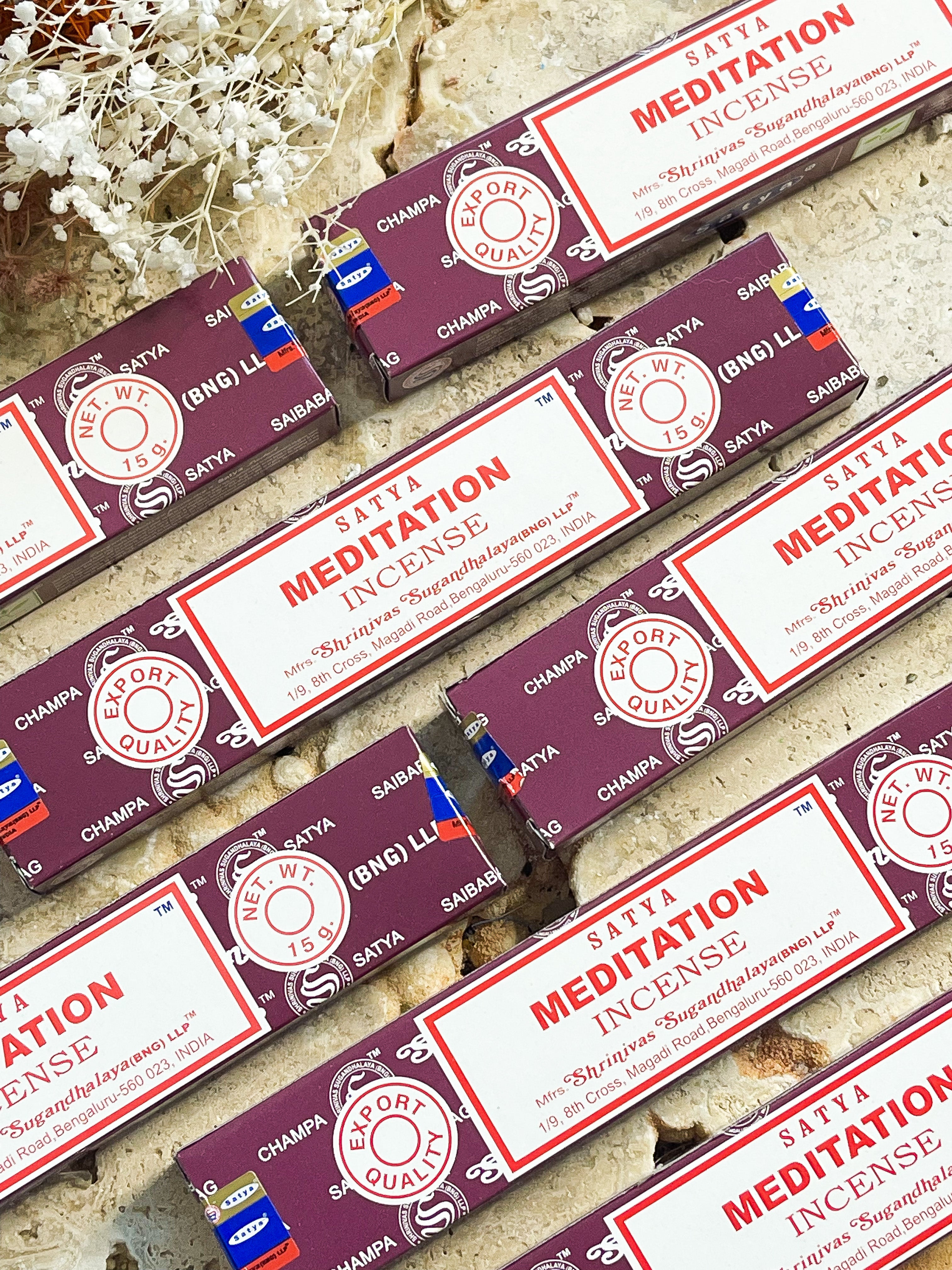Meditation Incense // Satya // Cleansing