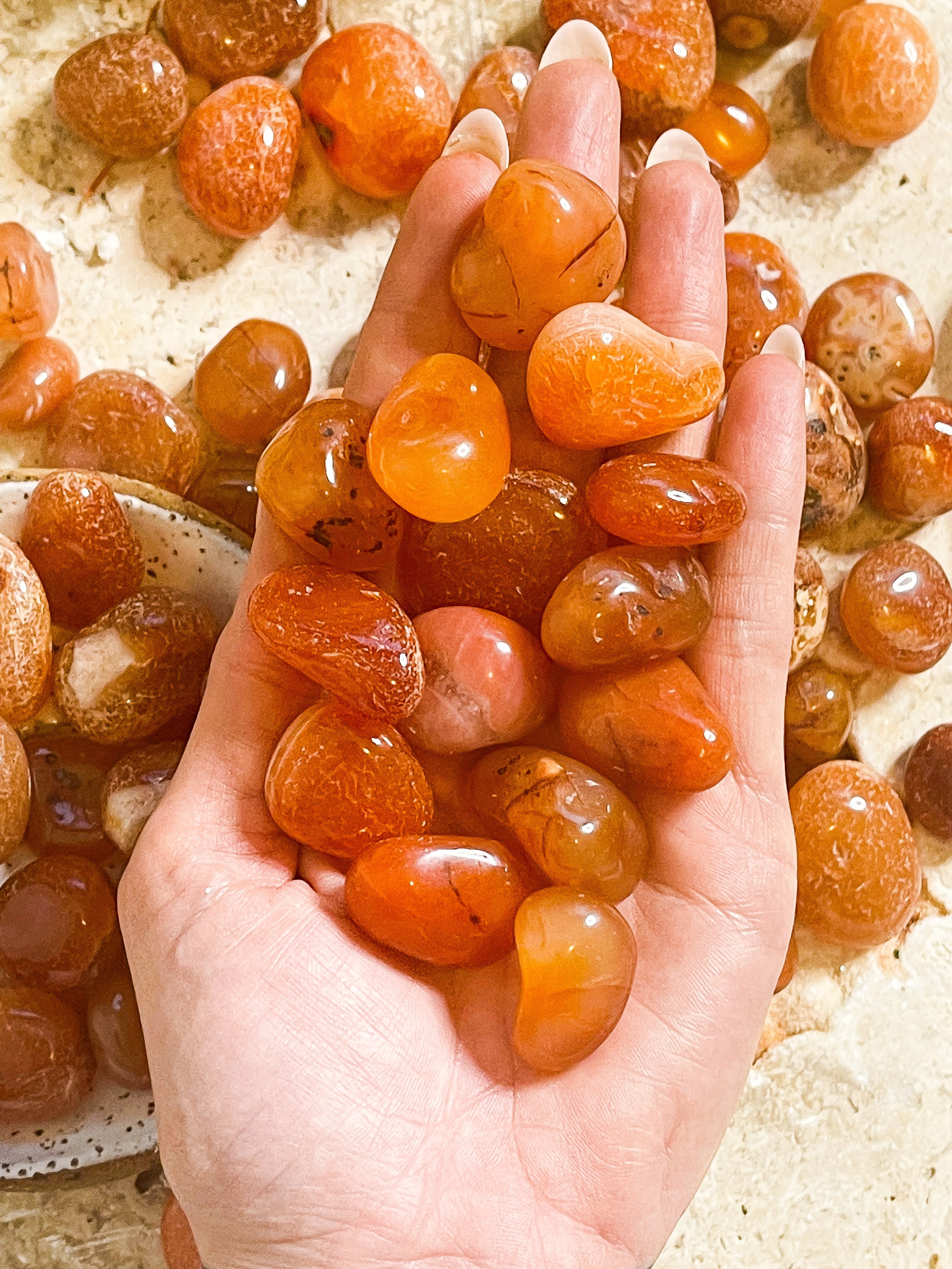 Carnelian Tumbled // Transformation + Creativity + Motivation