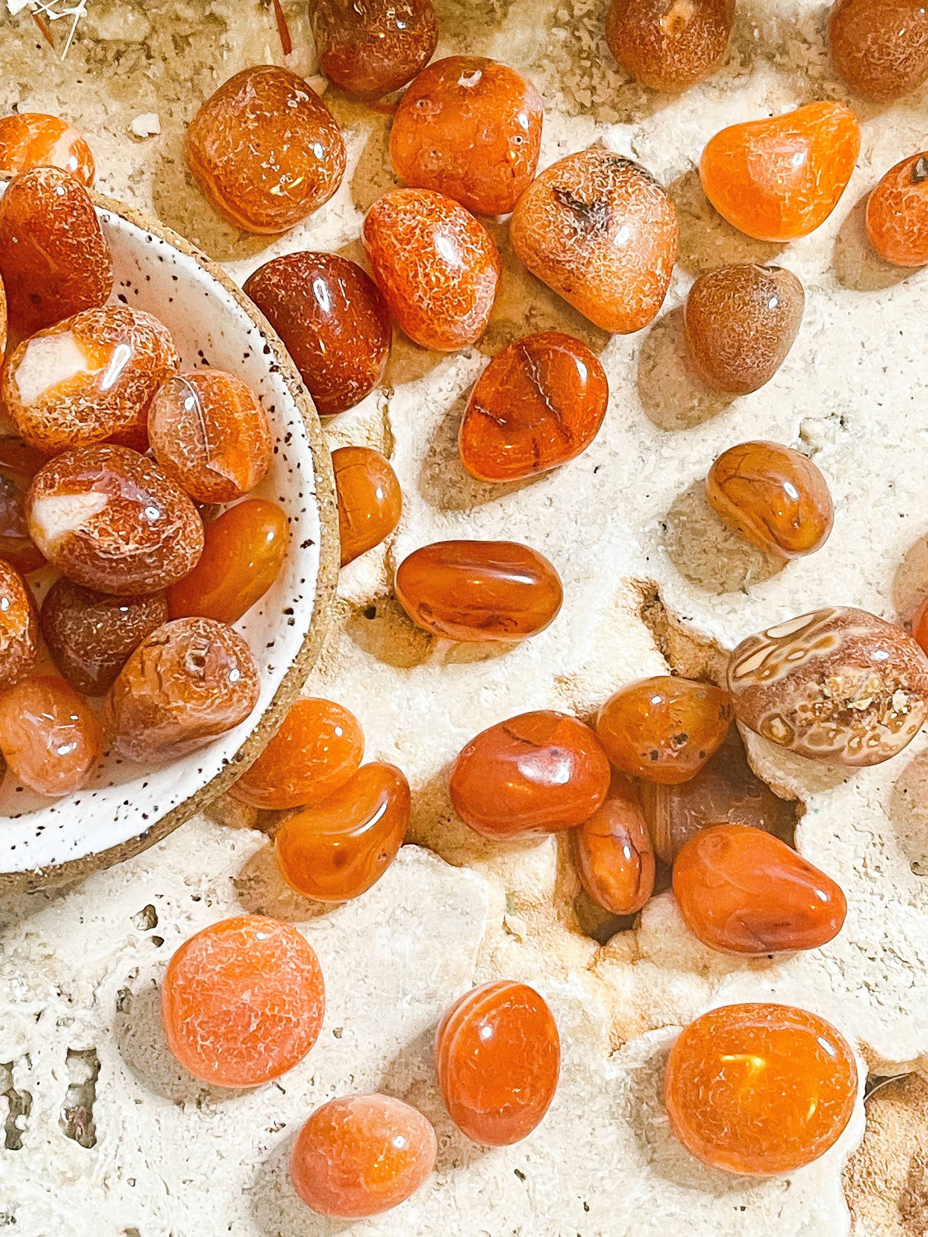Carnelian Tumbled // Transformation + Creativity + Motivation