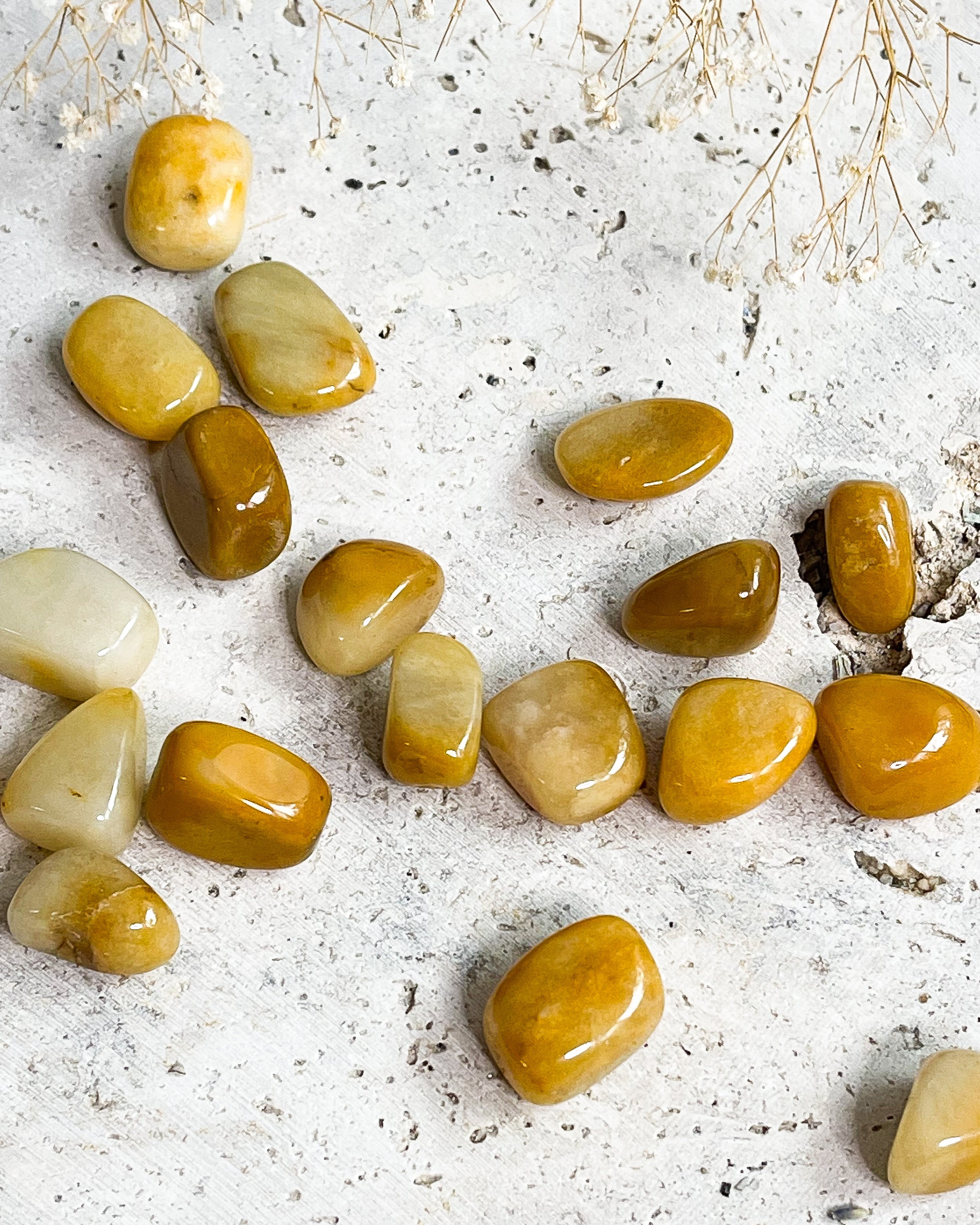 Yellow Jasper Tumbled // Courage + Strength + Wisdom