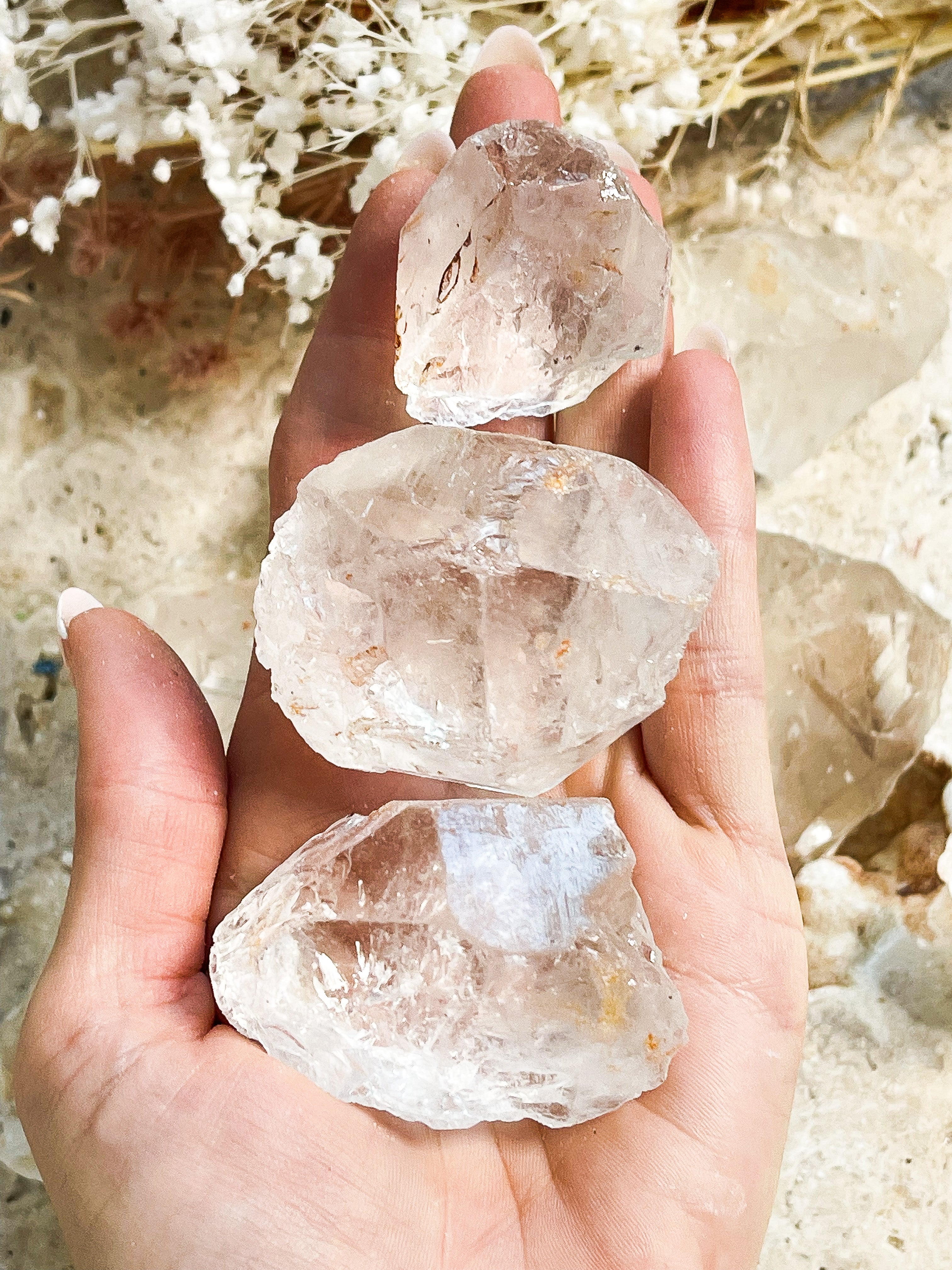 Clear Quartz Raw // Small // Transformation + Healing + Balance