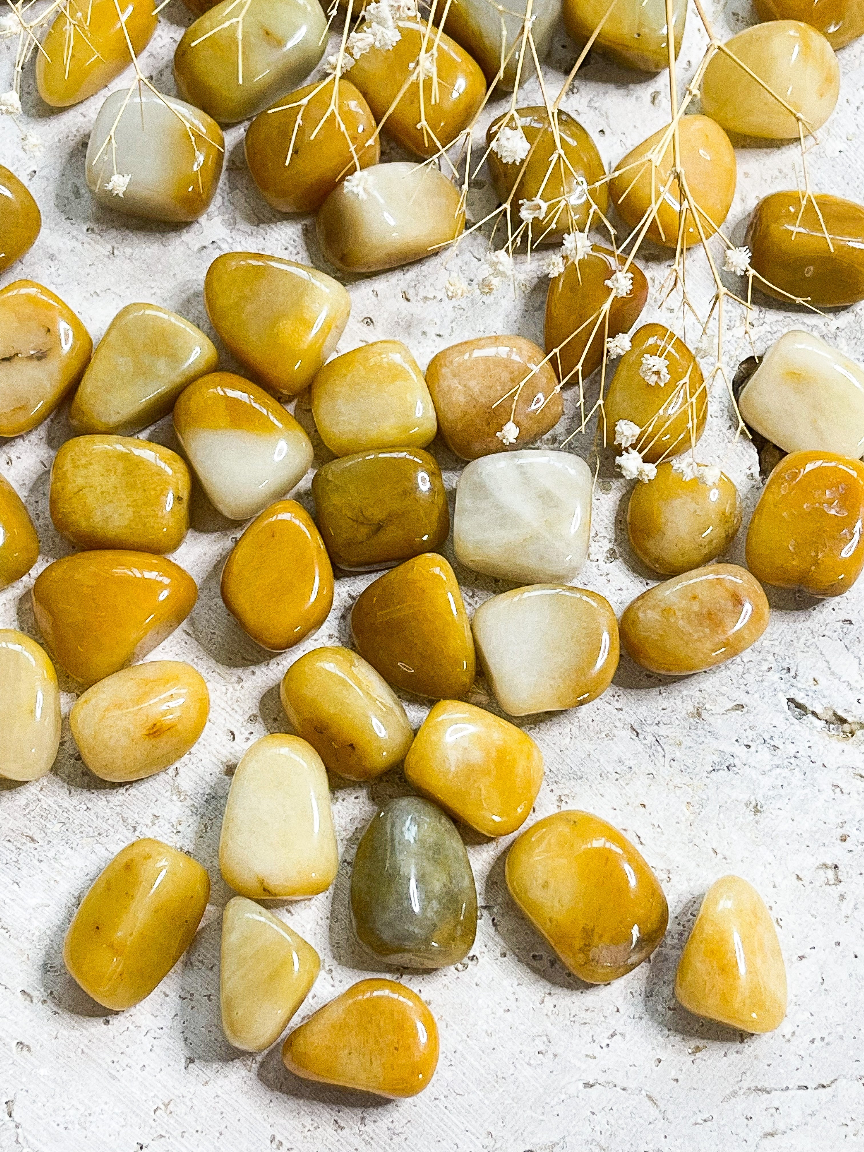 Yellow Jasper Tumbled // Courage + Strength + Wisdom