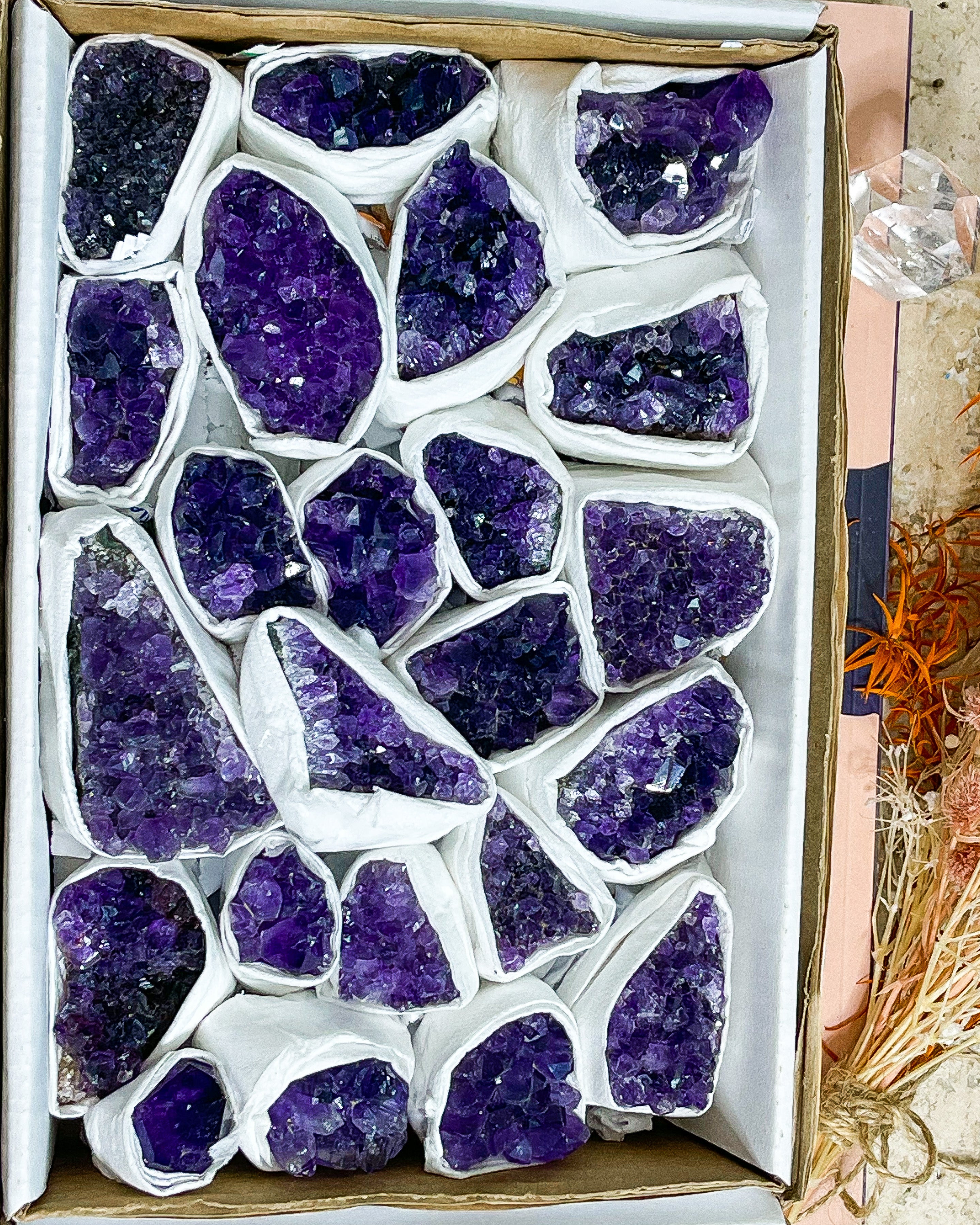 Amethyst Clusters // AAA Grade // Small // Intuitively Chosen