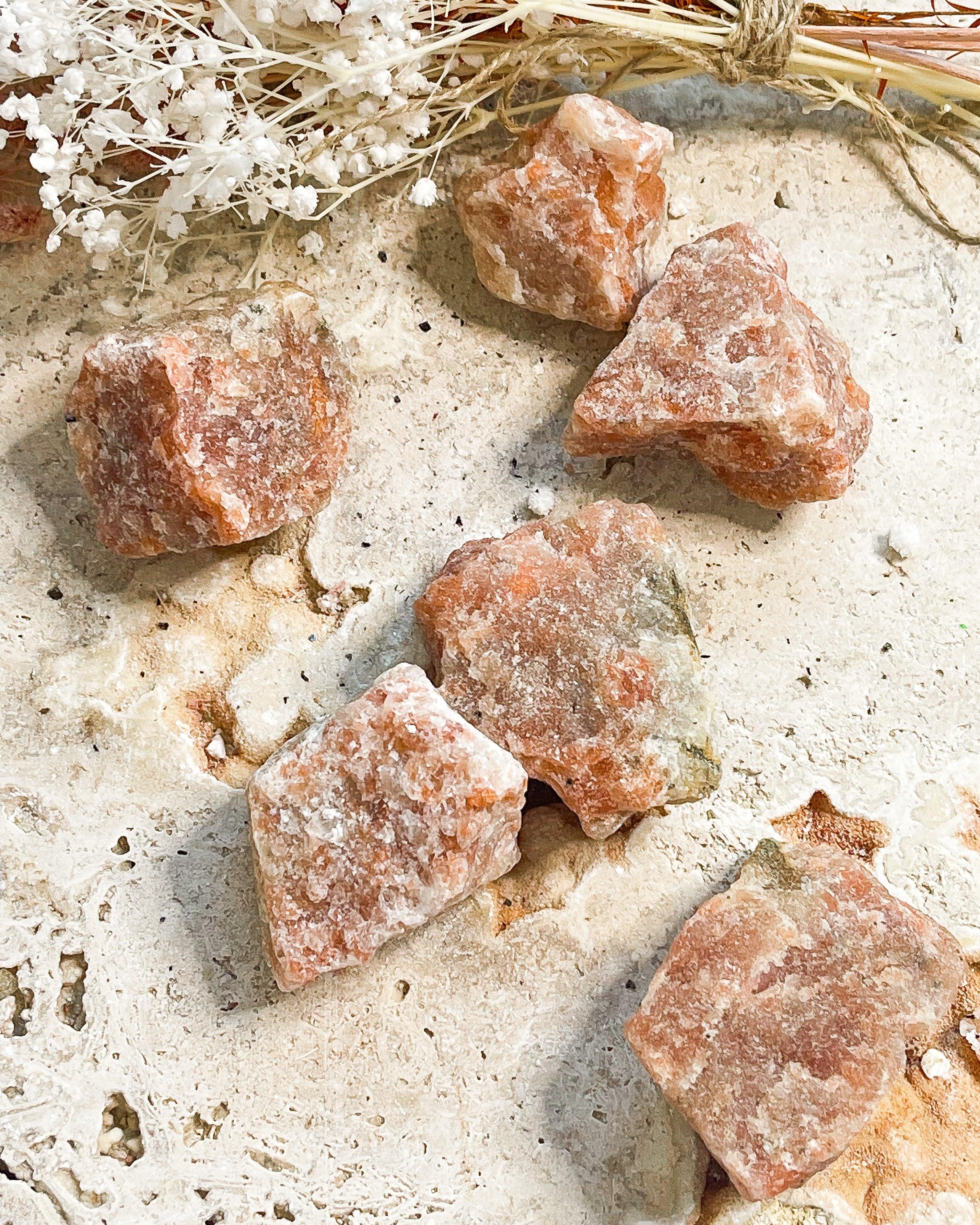 Sunstone Raw // Medium + Large // Protection + Energising + Good Luck