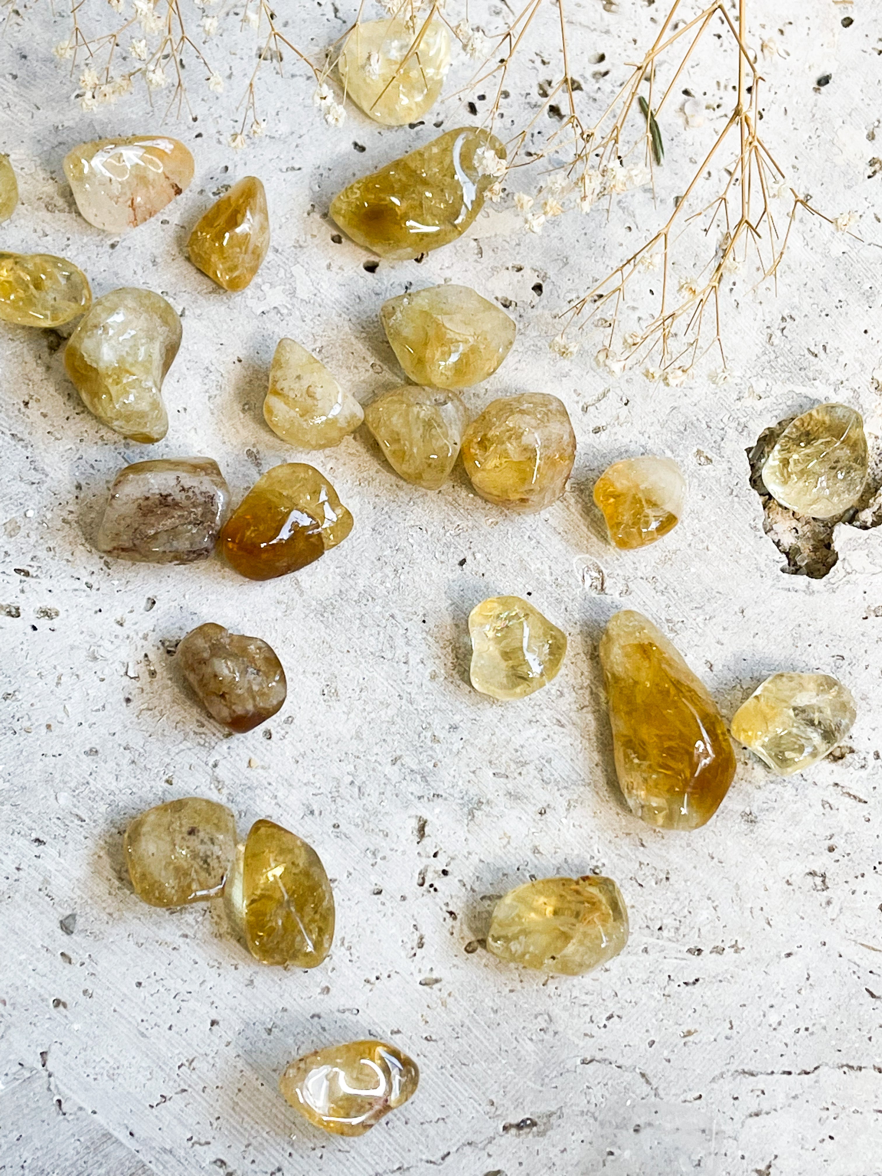 Citrine Tumbles // Luck + Abundance + Creativity