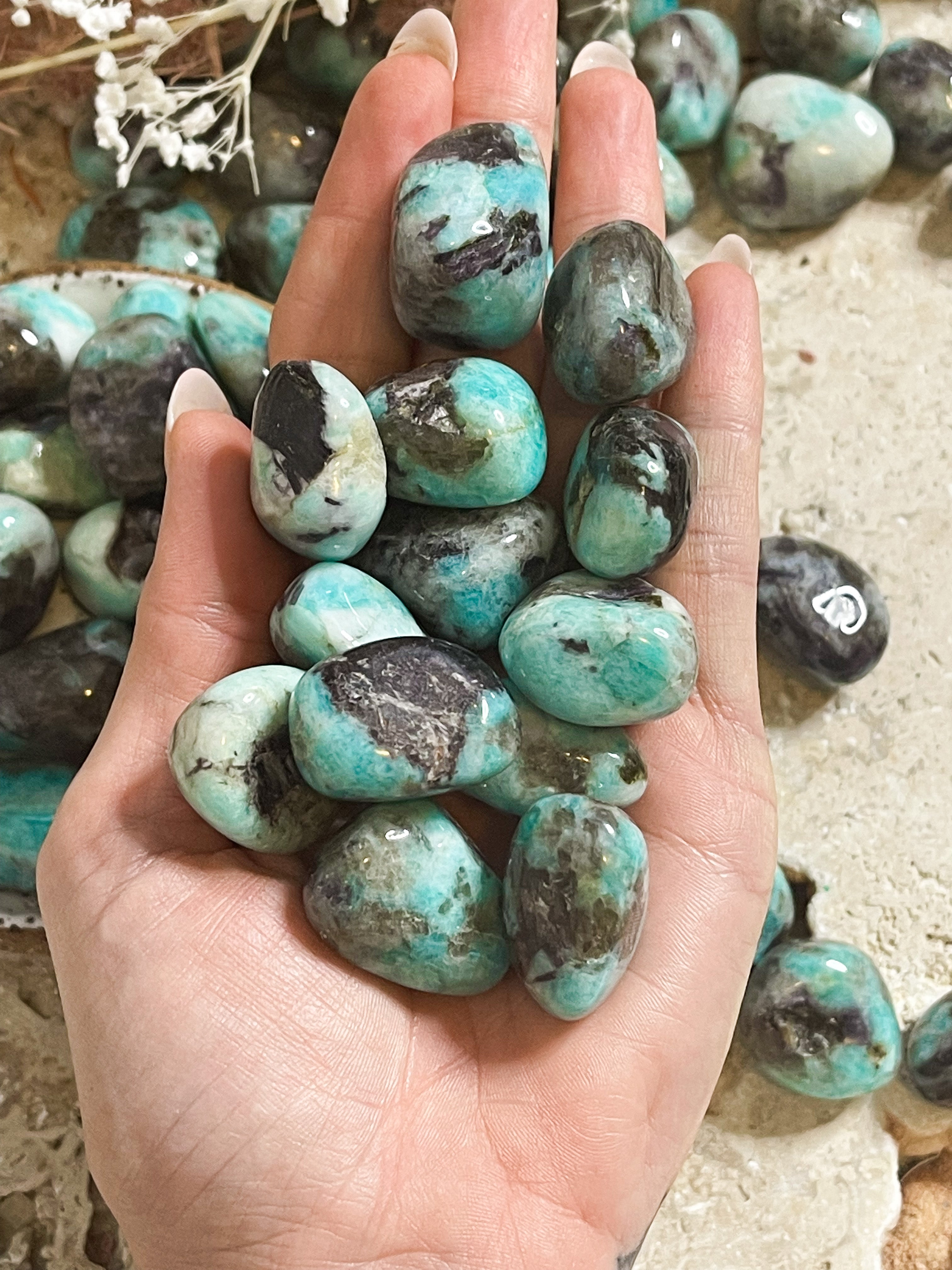 Amazonite Tumbled // A Grade // Strength + Flow + Adventure